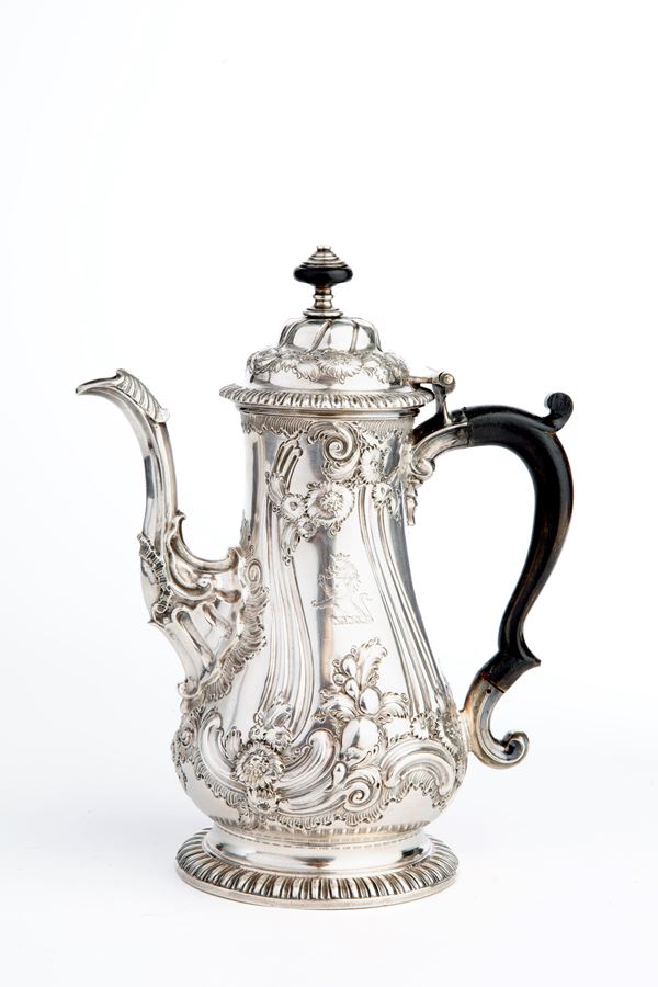 Caffettiera in argento