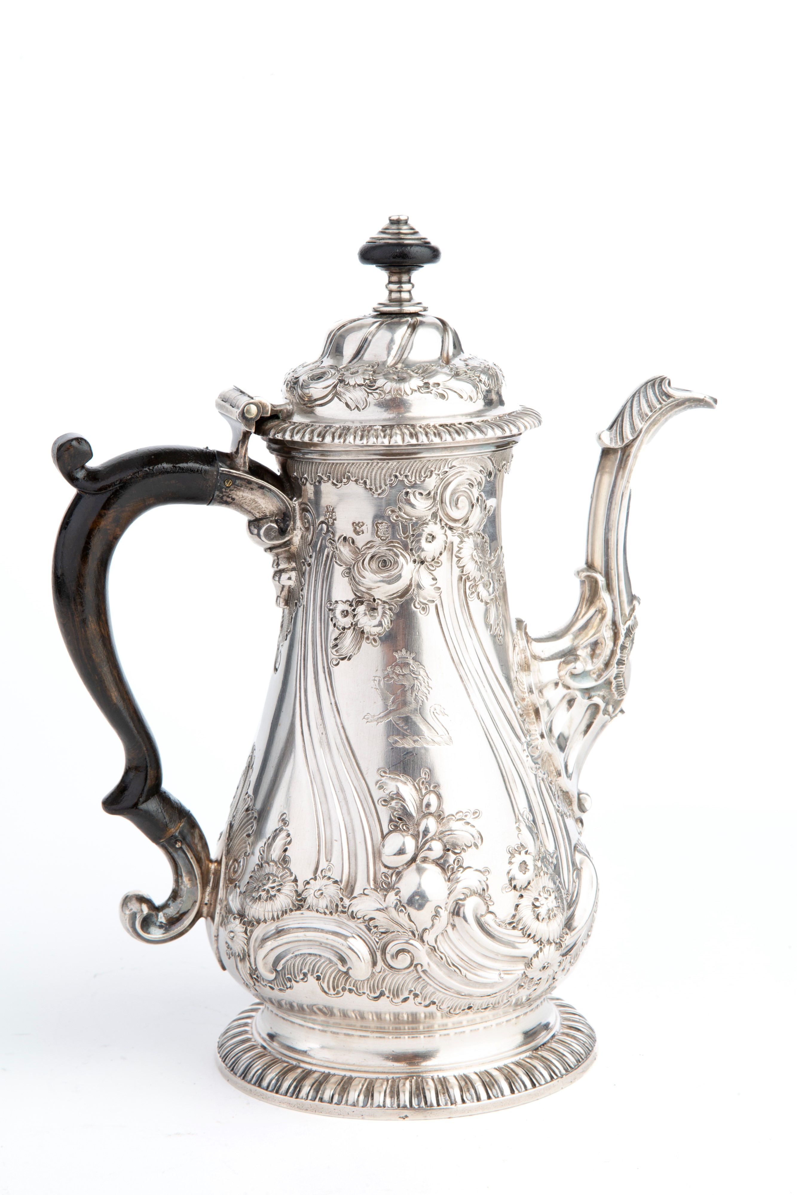 Caffettiera in argento