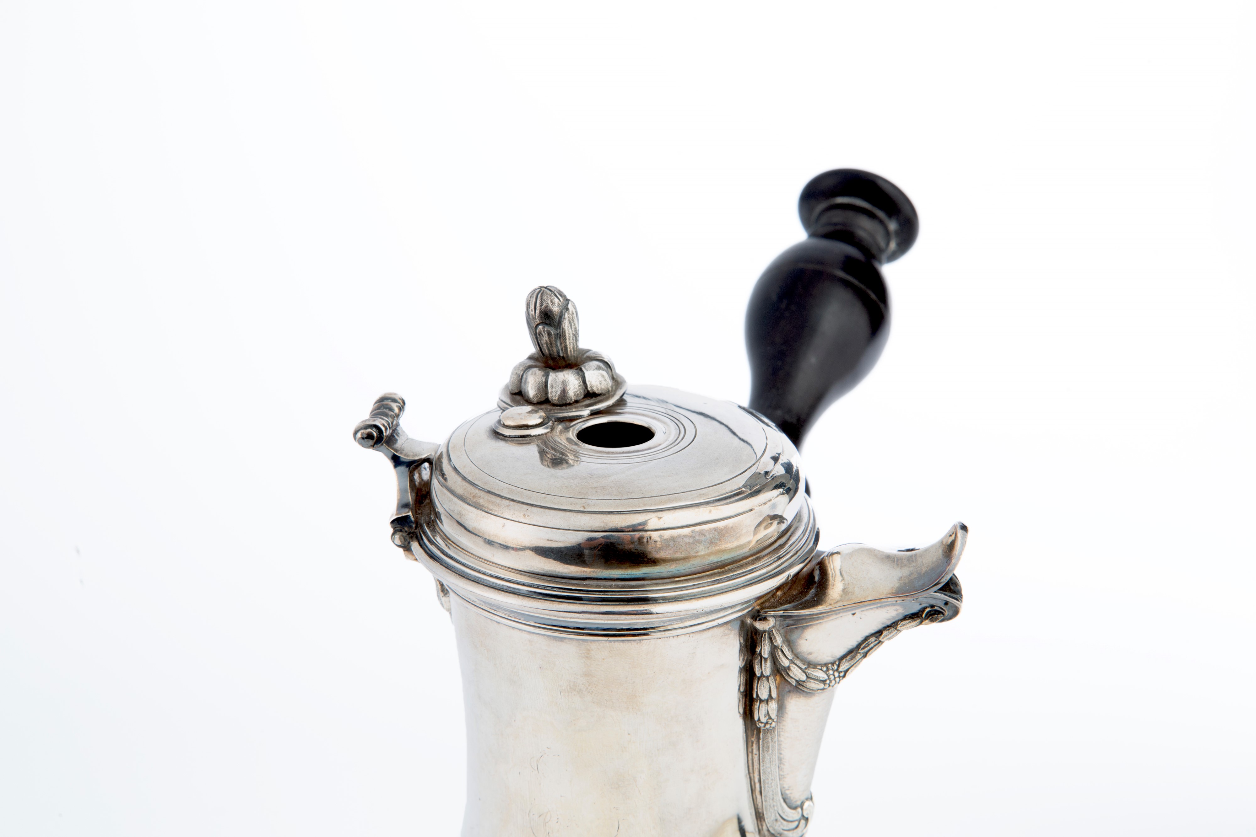 Cioccolatiera in argento