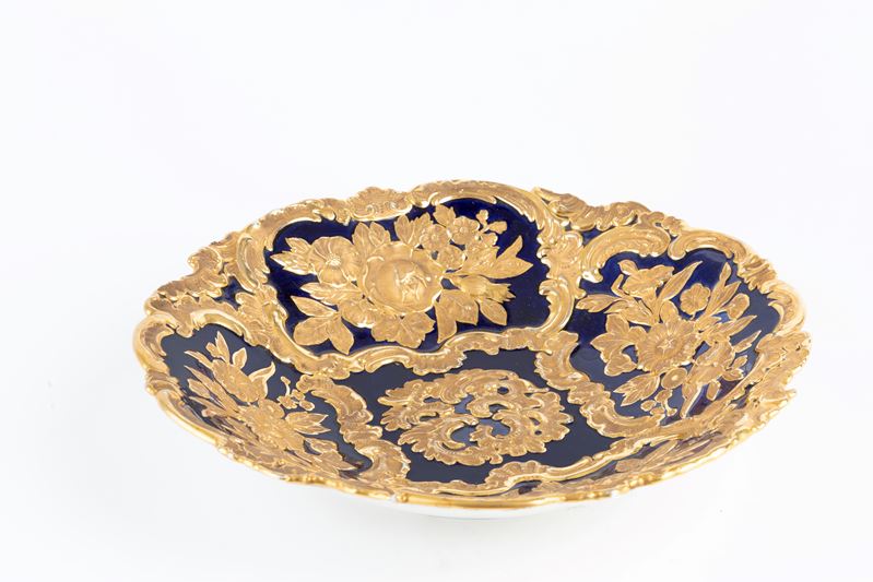 Piatto in porcellana di Meissen