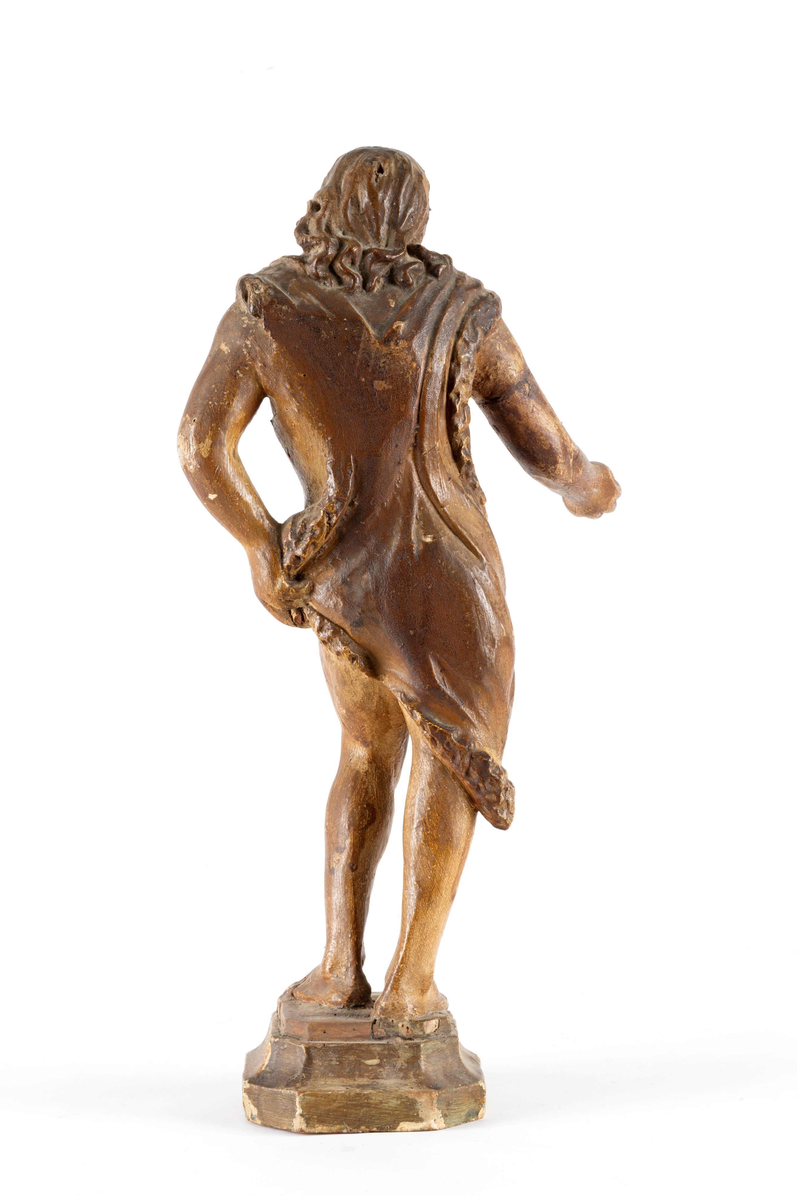 Scultore del XVII secolo, San Giovanni Battista in legno