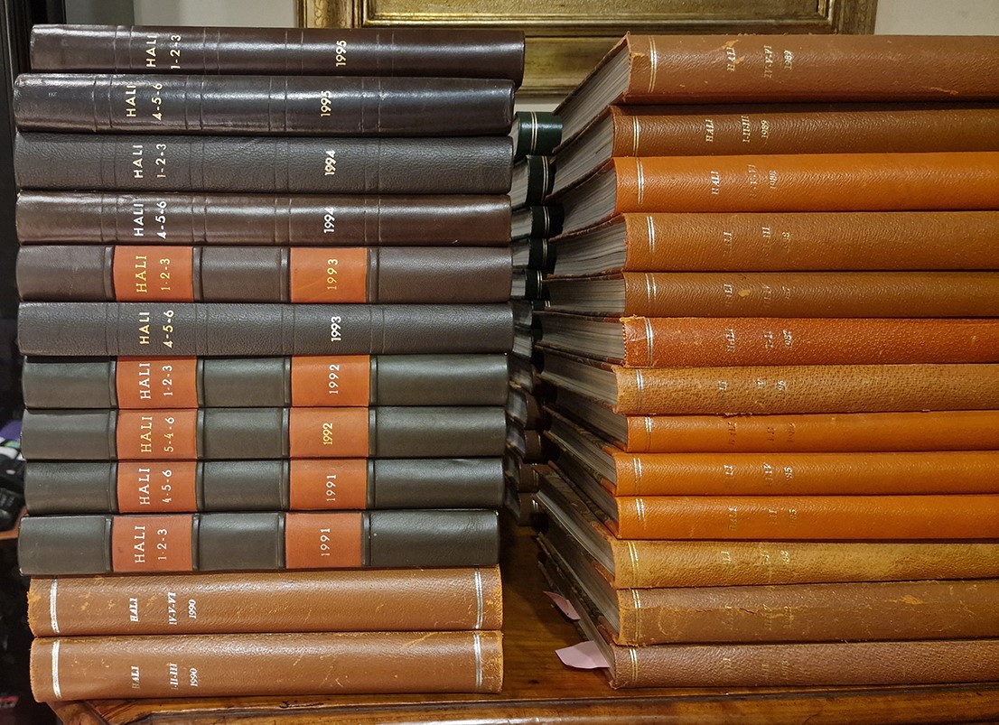 Collezione completa di Hali, volumi dal 1978 al 2018