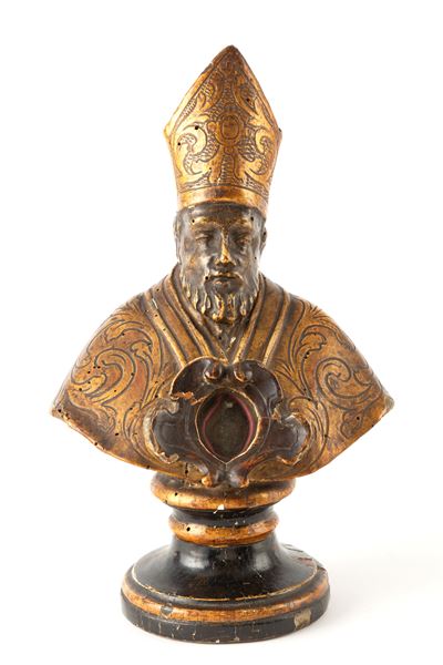 Busto Porta Reliquie "vescovo"