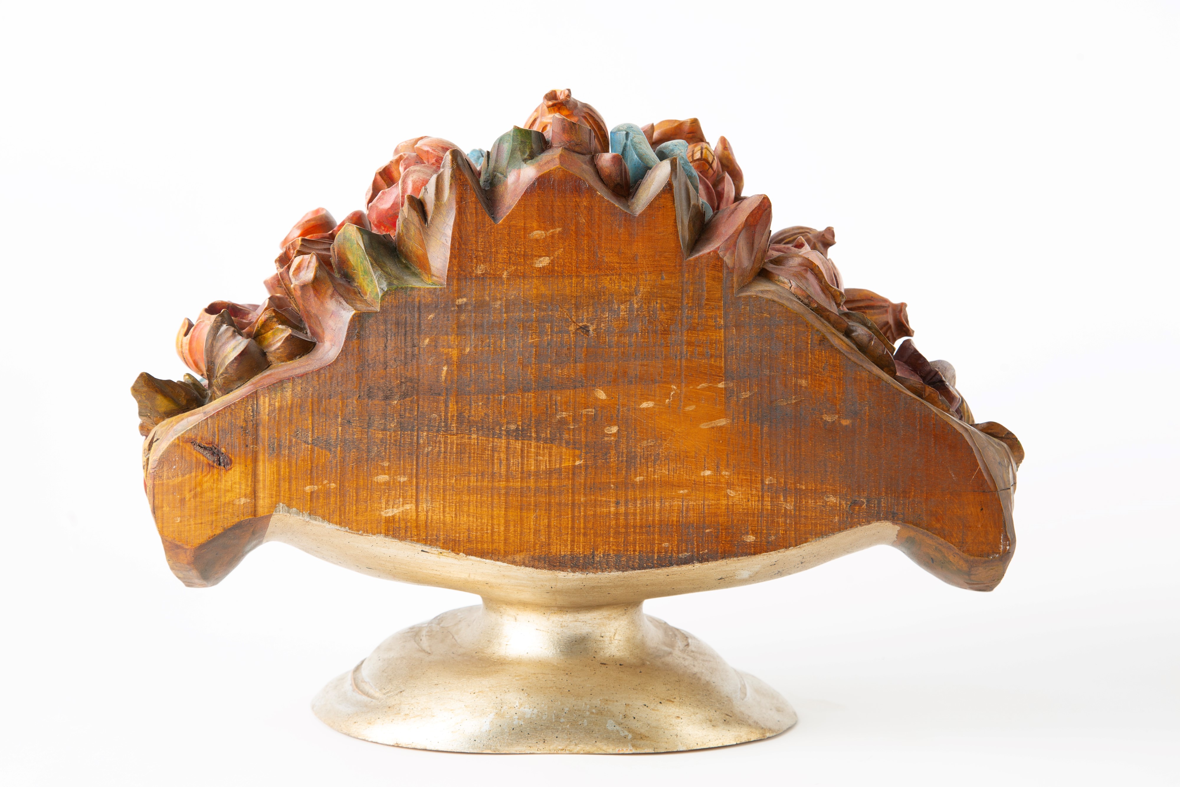 Cachepot con fiori in legno