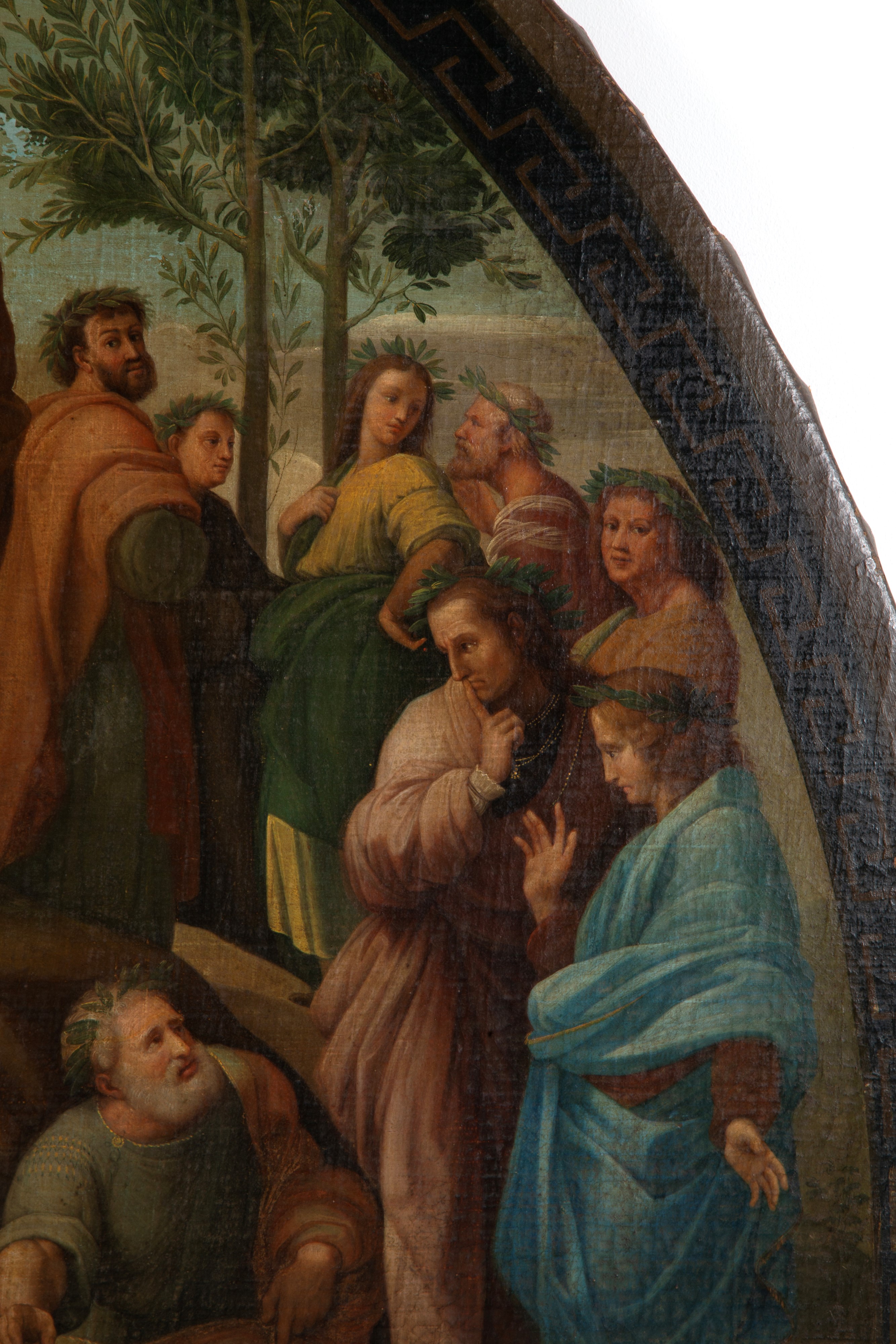Dipinto Mezzaluna "il Parnaso"
