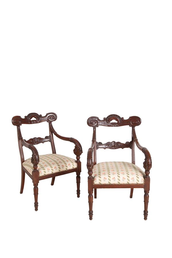 Pair of armchairs. PETERS workshop