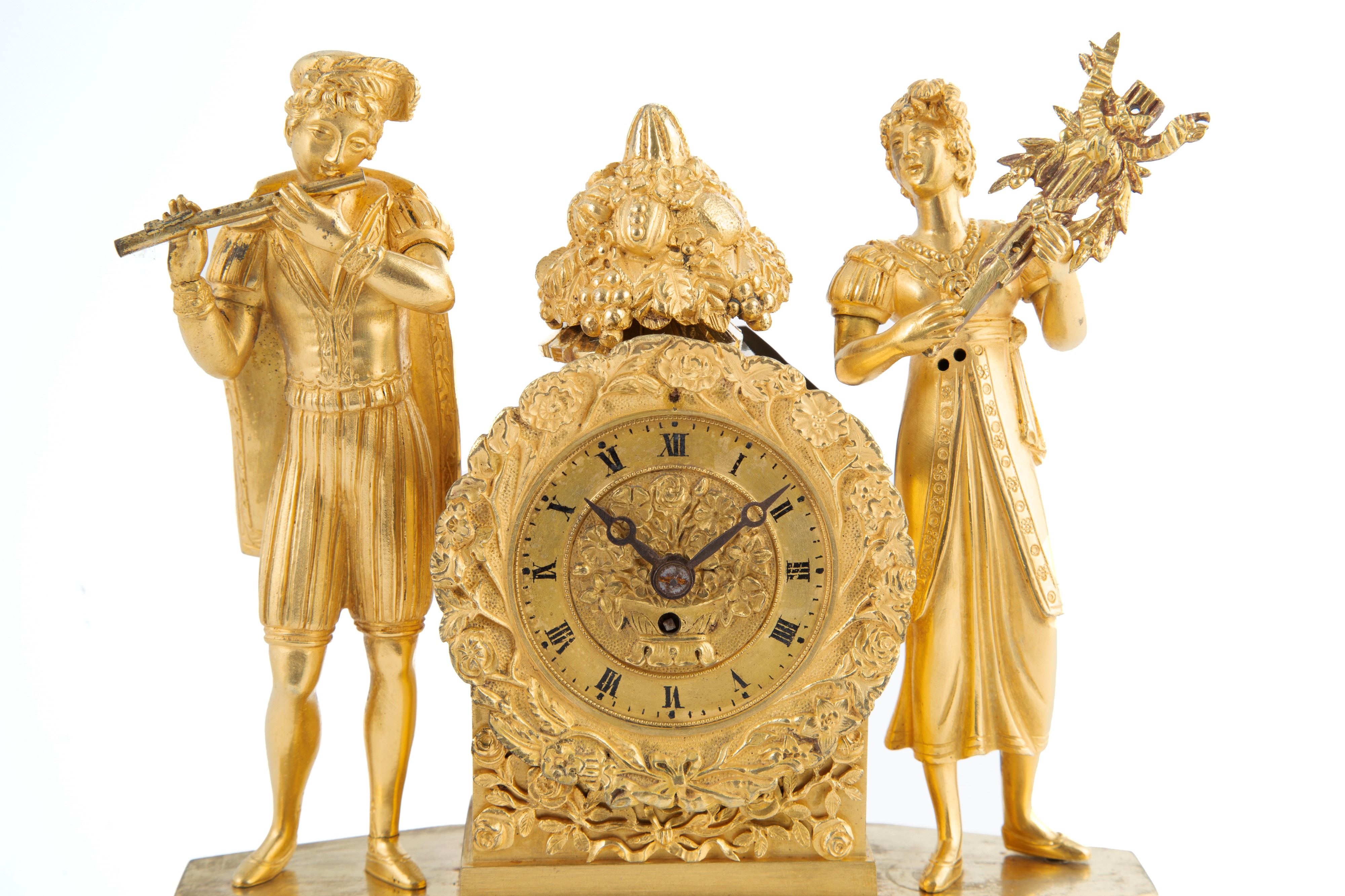 Orologio in bronzo dorato