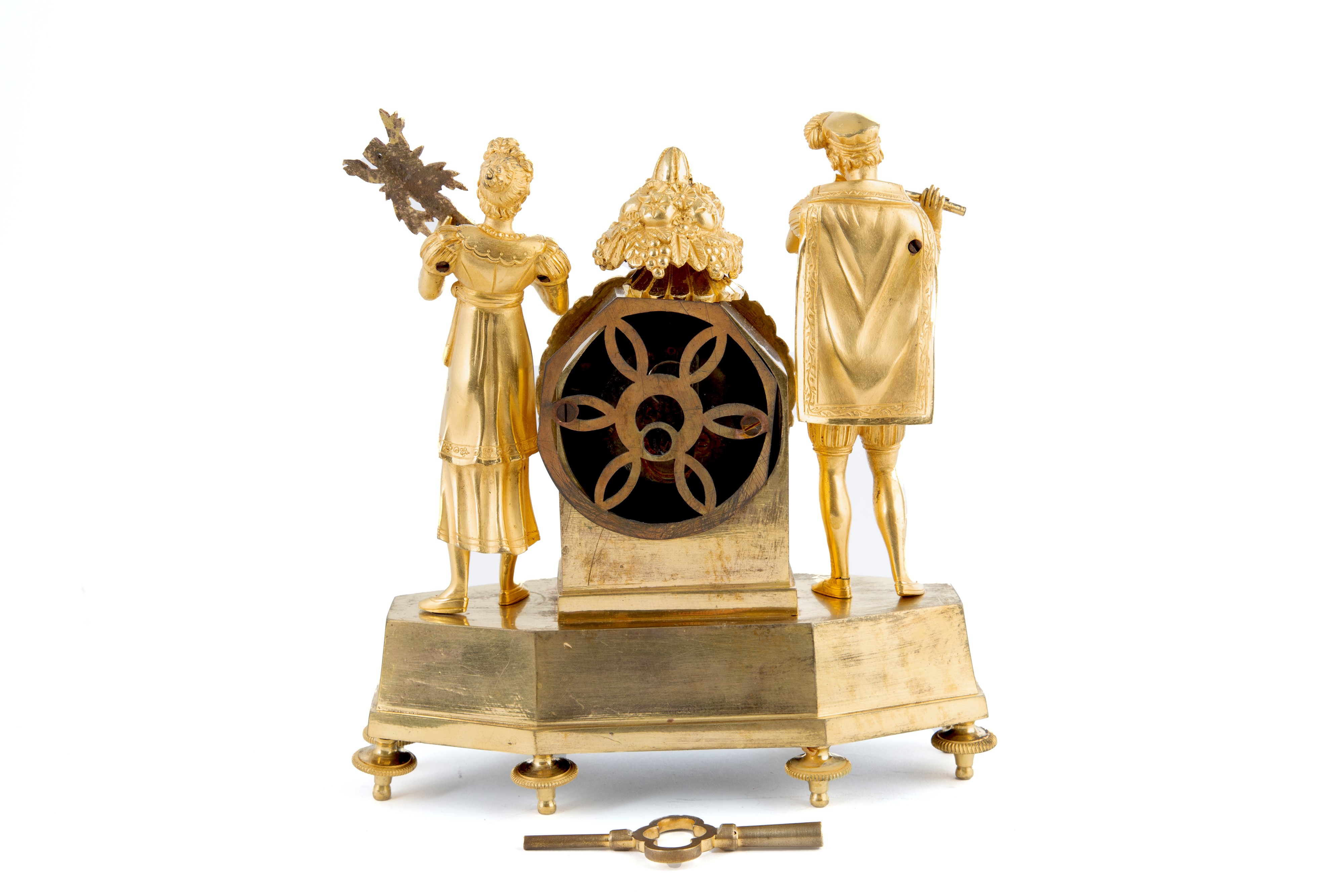 Orologio in bronzo dorato