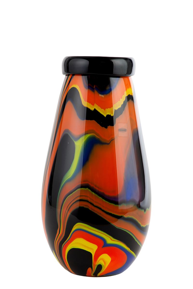 Vaso in Vetro per Arte Vetro Murano. Missoni