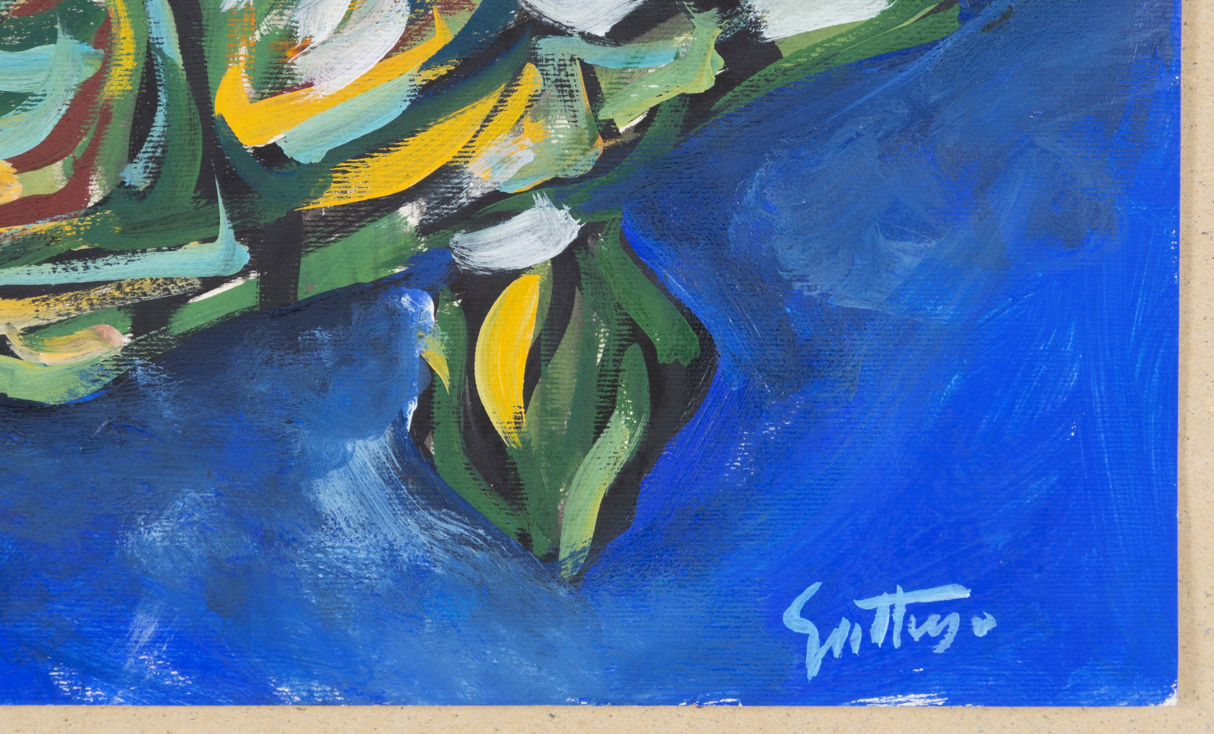 Renato Guttuso - Acrilico "tartaruga"
