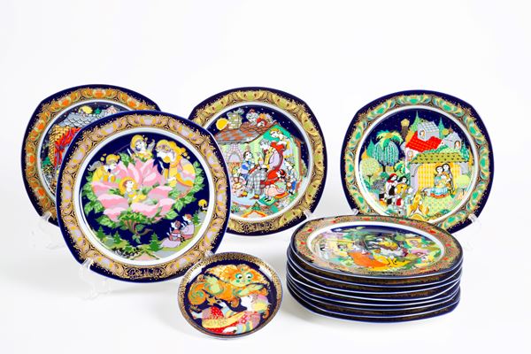 Christmas plates