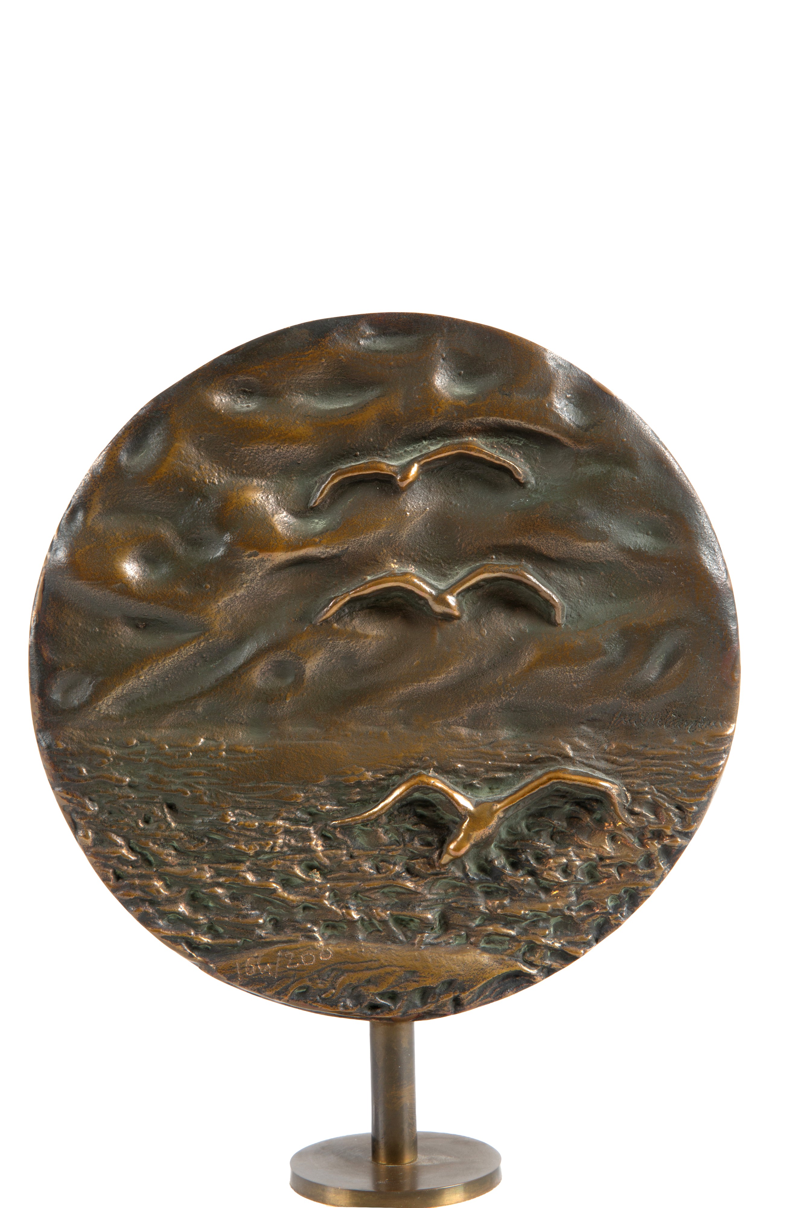Pericle Fazzini - Scultura in bronzo 'Gabbiani'