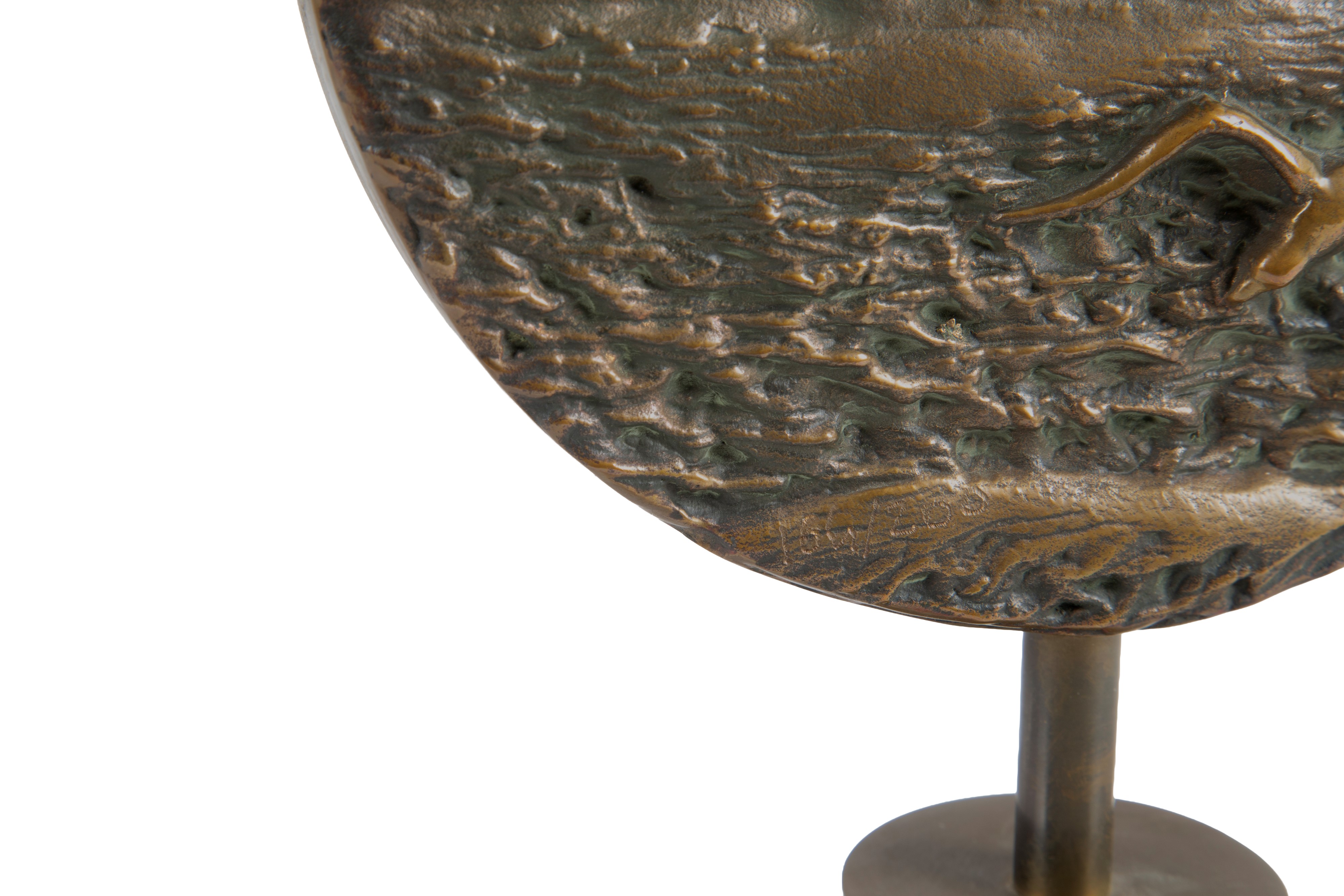 Pericle Fazzini - Scultura in bronzo 'Gabbiani'