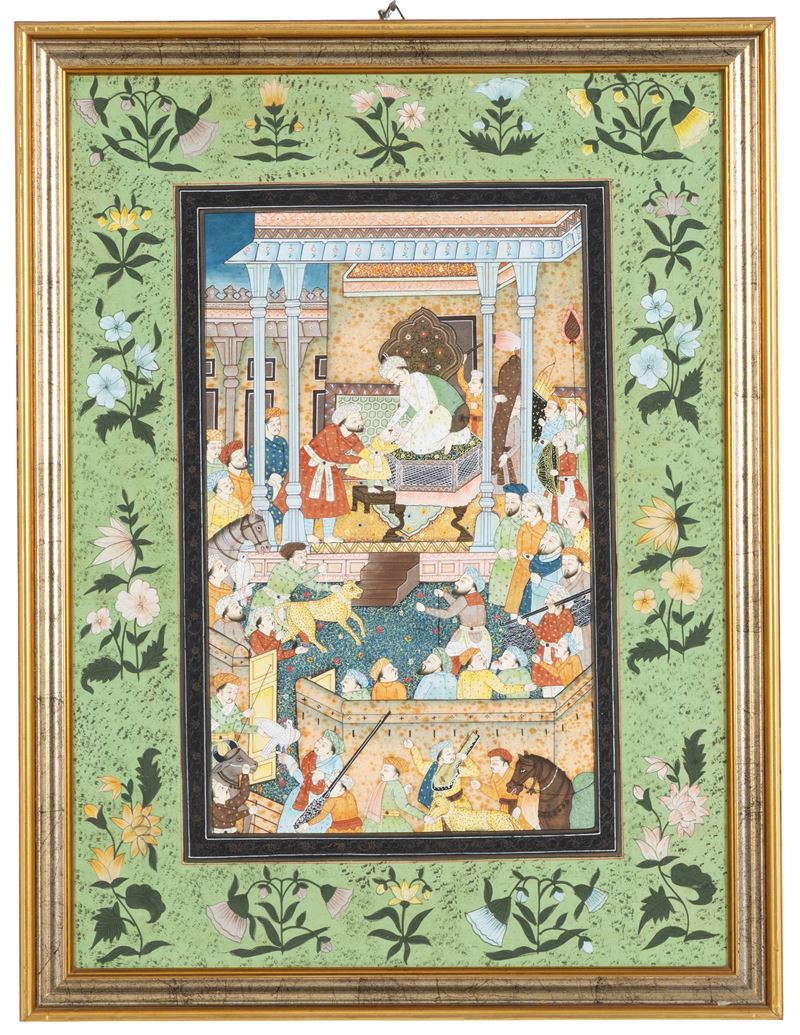 Tempera "SCENE DI VITA ORIENTALE"