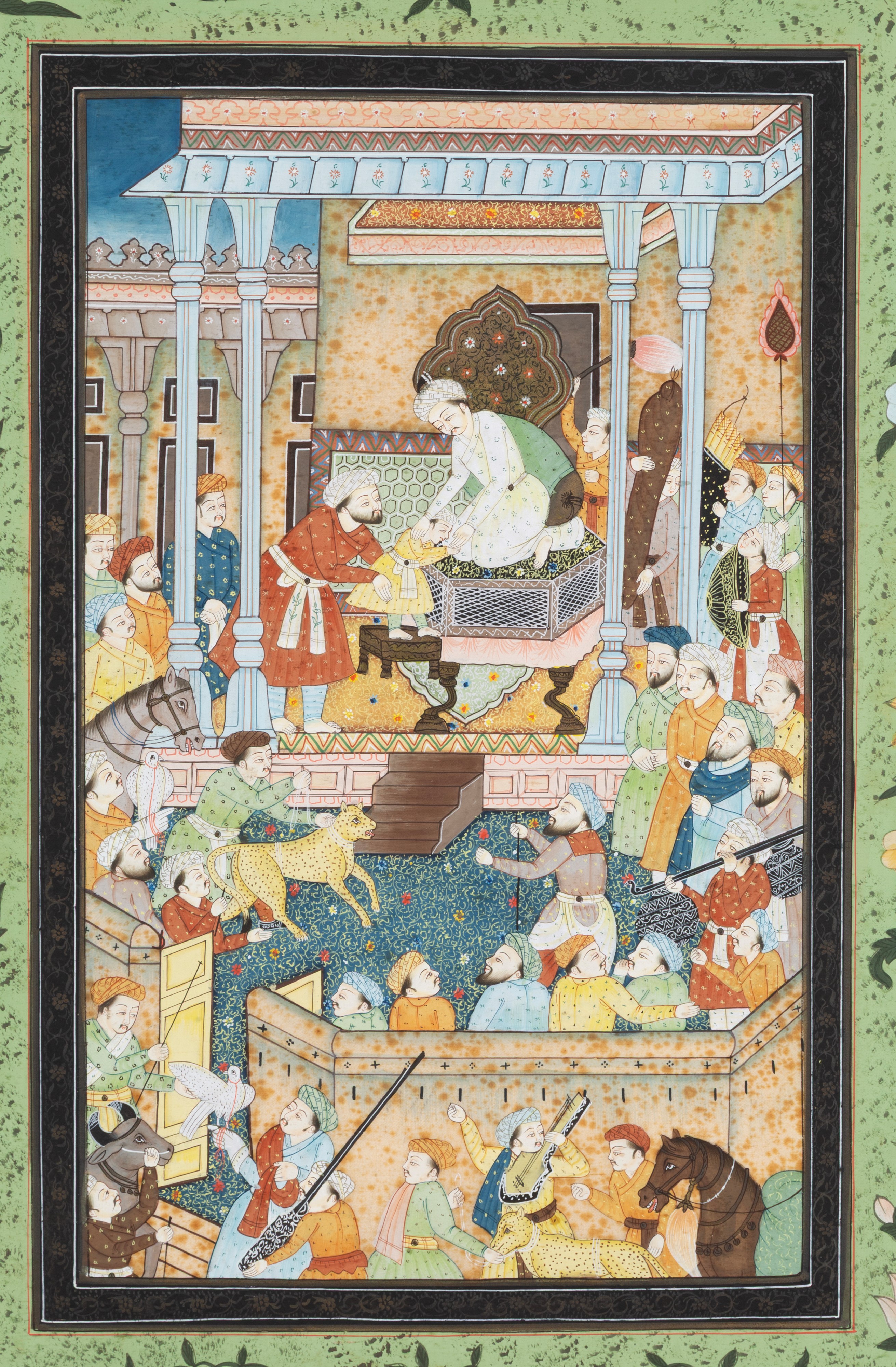 Tempera "SCENE DI VITA ORIENTALE"