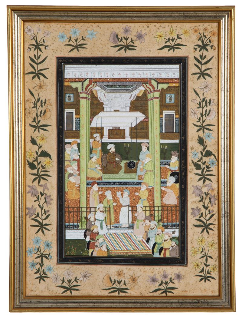 Tempera "SCENE DI VITA ORIENTALE"