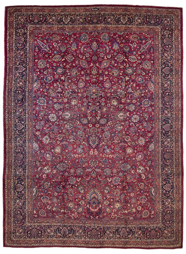 Mud rug. Signed SABER. Persia