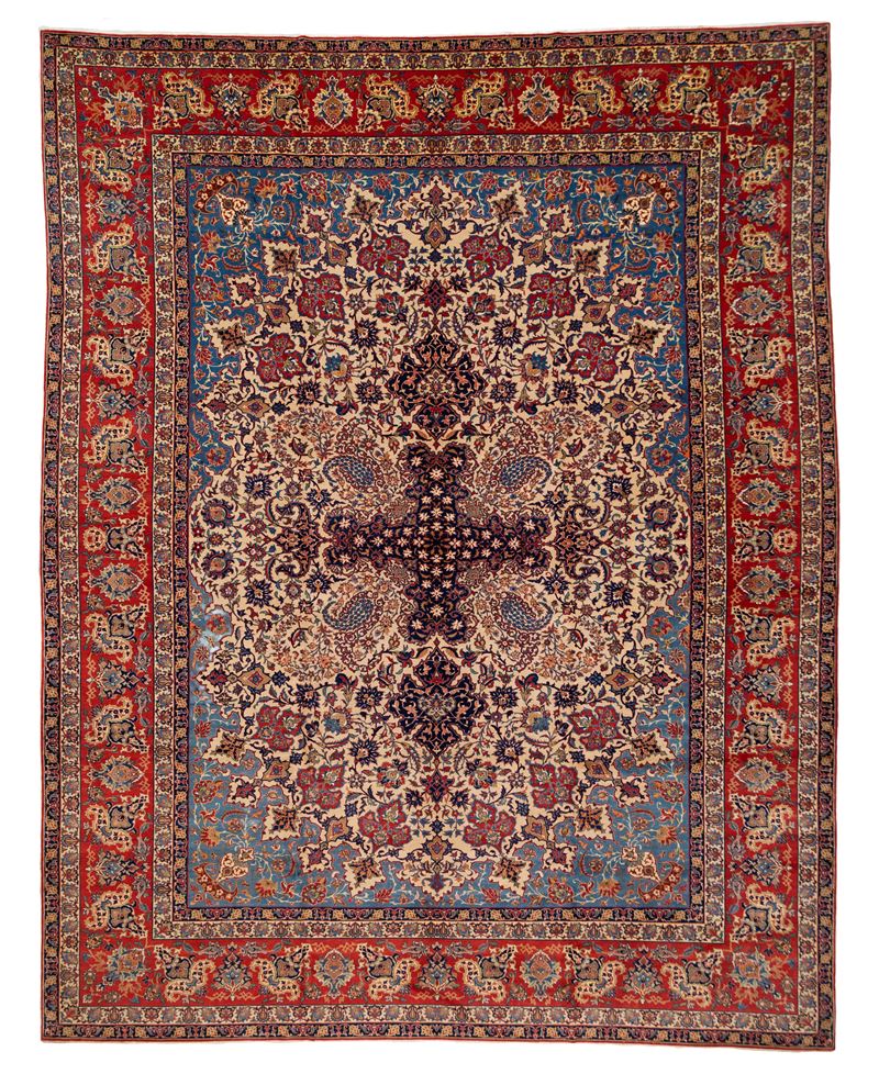 Tappeto Isfahan, Persia, prima metà del XX secolo