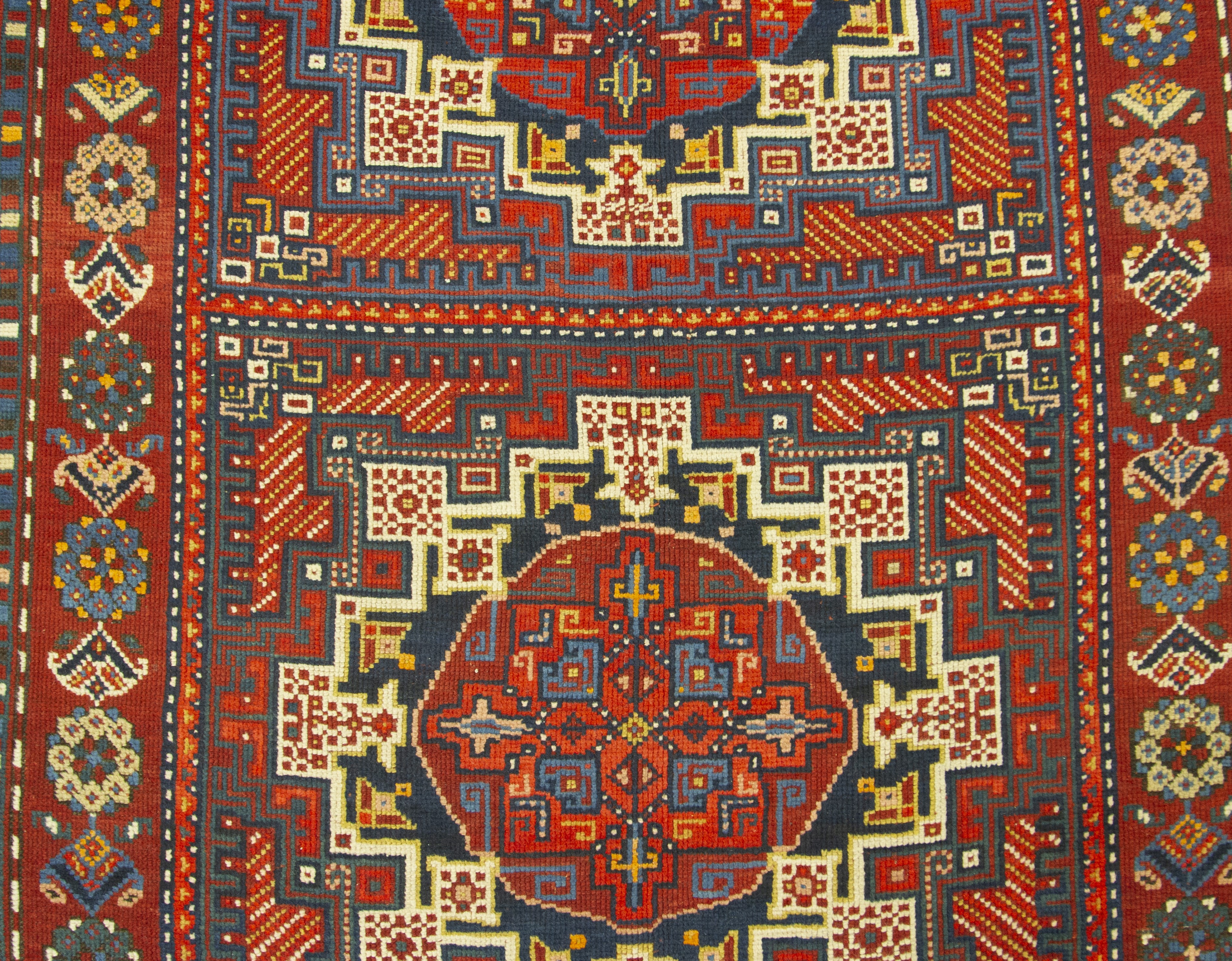 Tappeto area Kazak. Caucaso