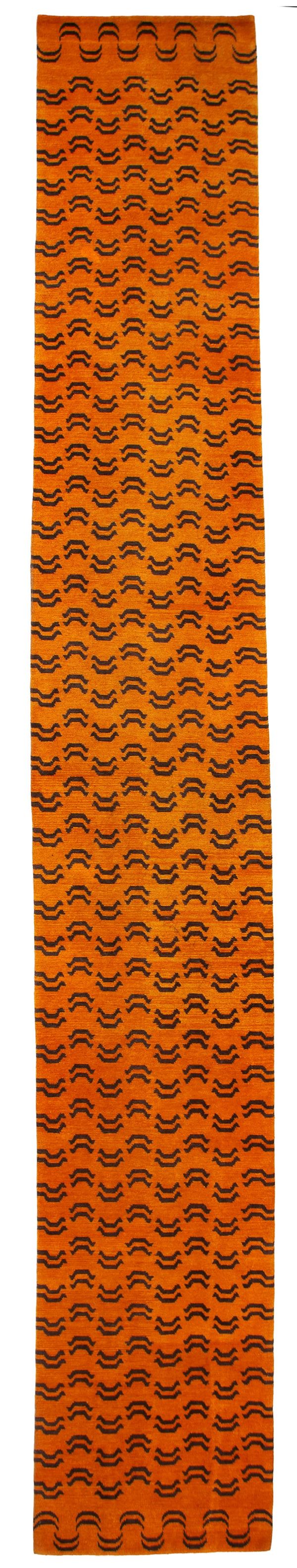 Tibetan rug with tiger design