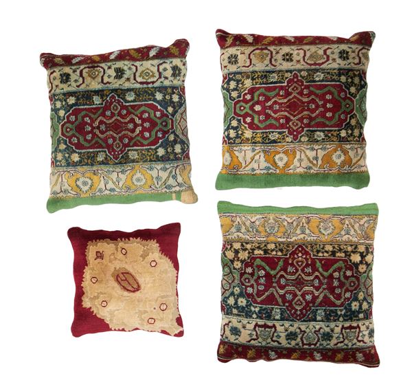 Four cushion fragments Agra. India