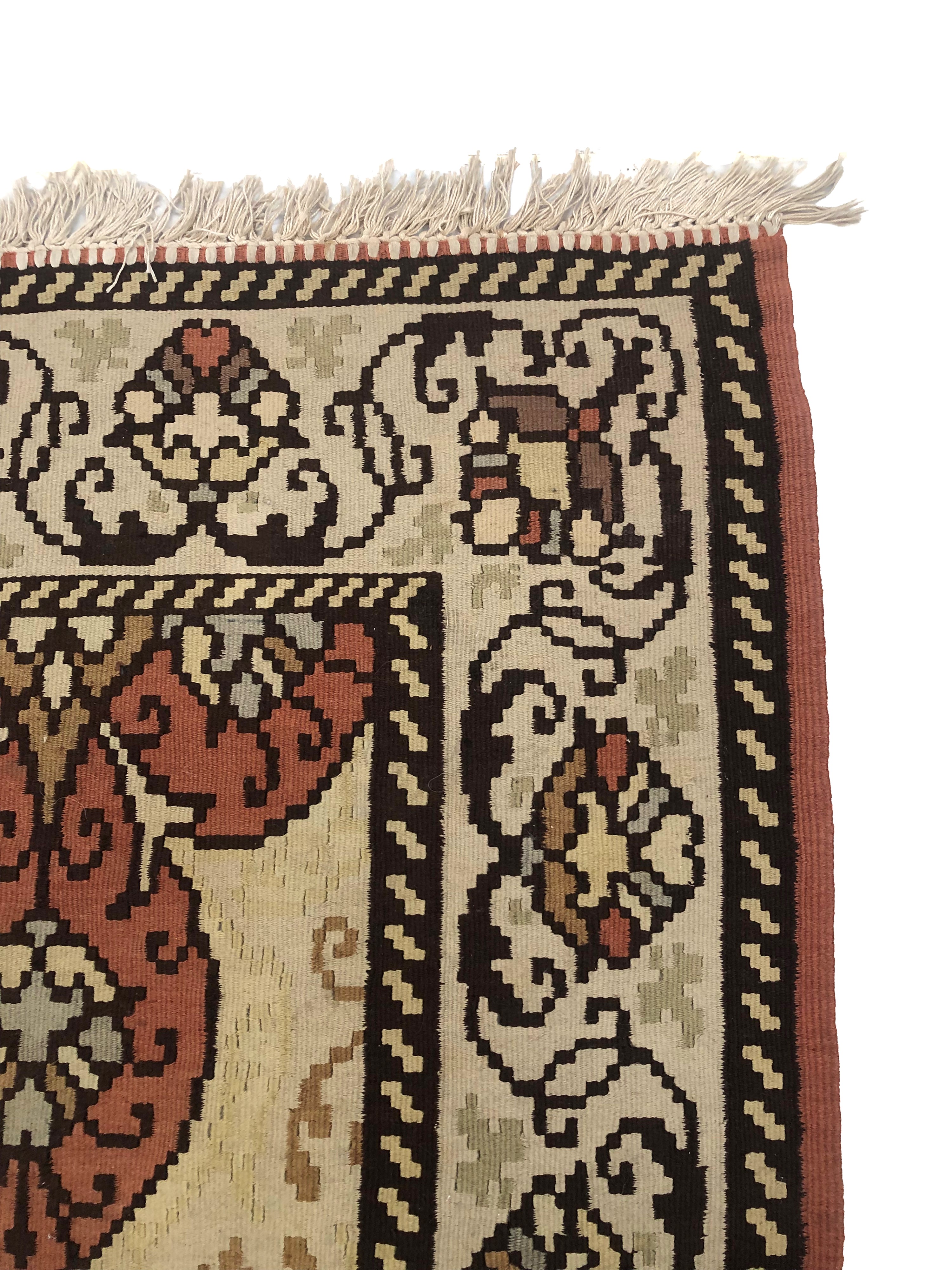 Kilim di area balcanica, Est Europa, inizio XX secolo