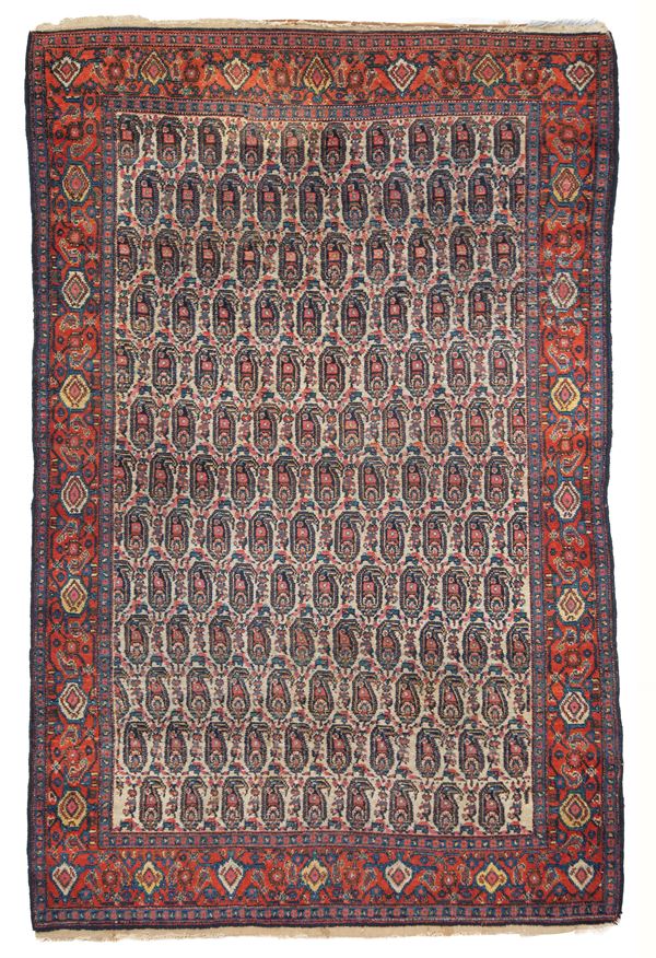 Senneh rug Area of Kurdistan. Persia