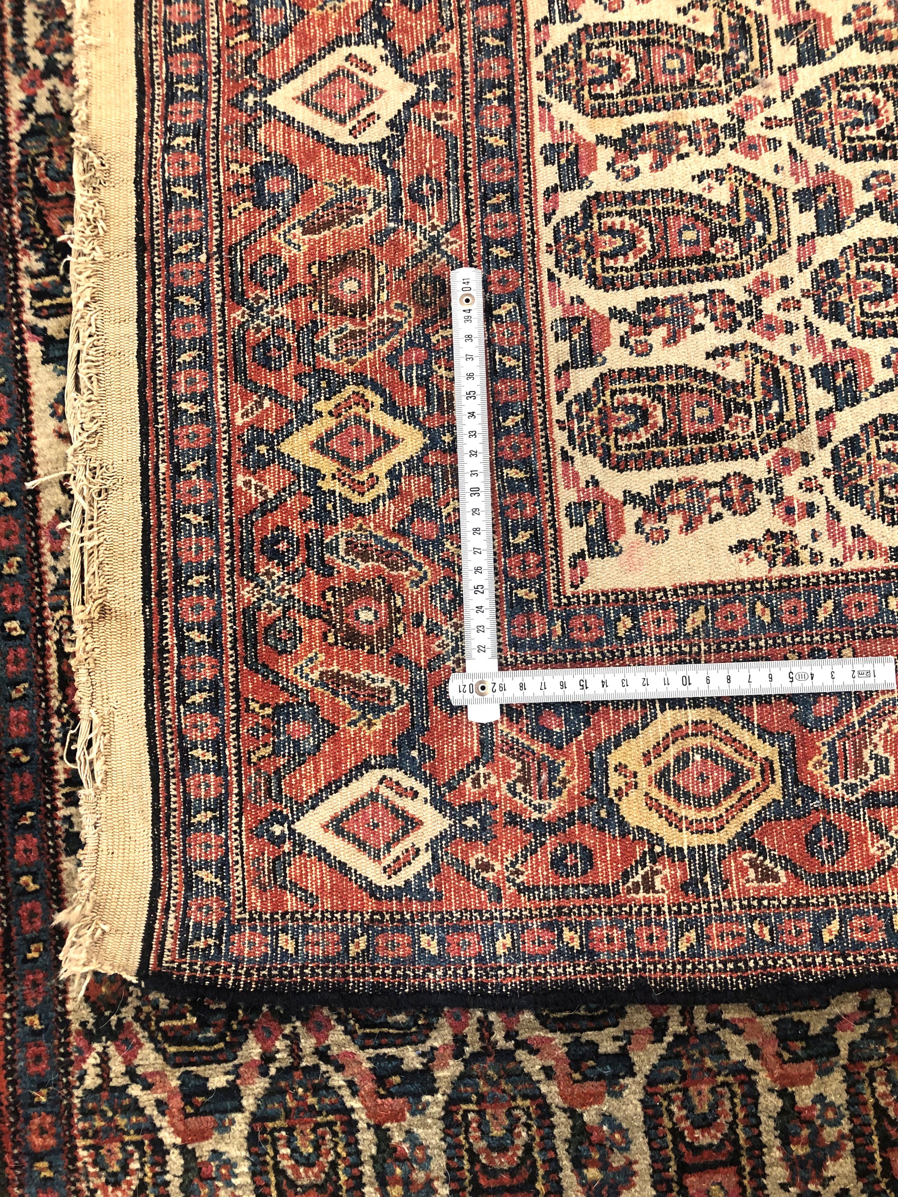 Tappeto Senneh, area del Kurdistan, Persia, circa 1900, 212x135 cm