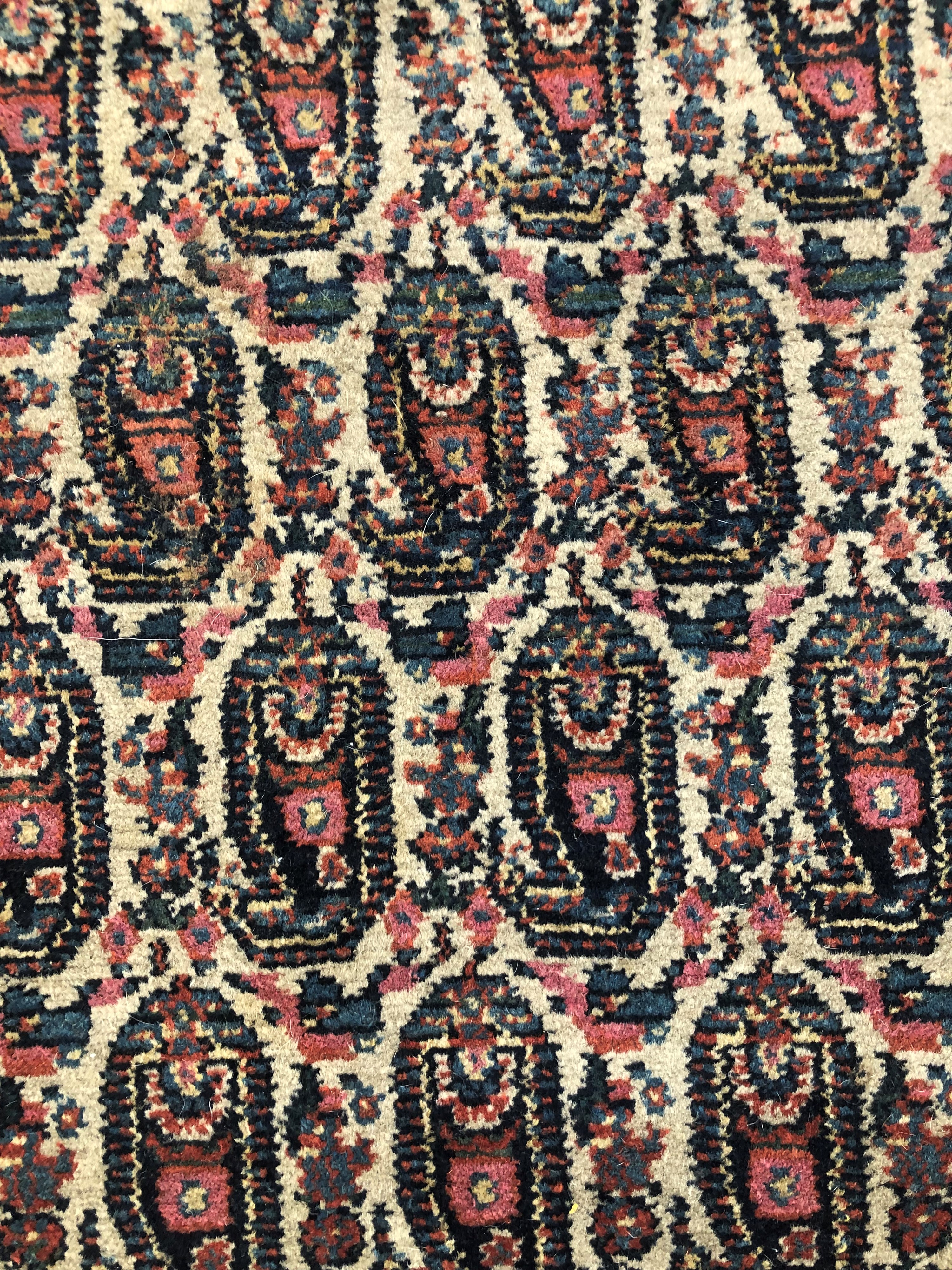 Tappeto Senneh, area del Kurdistan, Persia, circa 1900, 212x135 cm