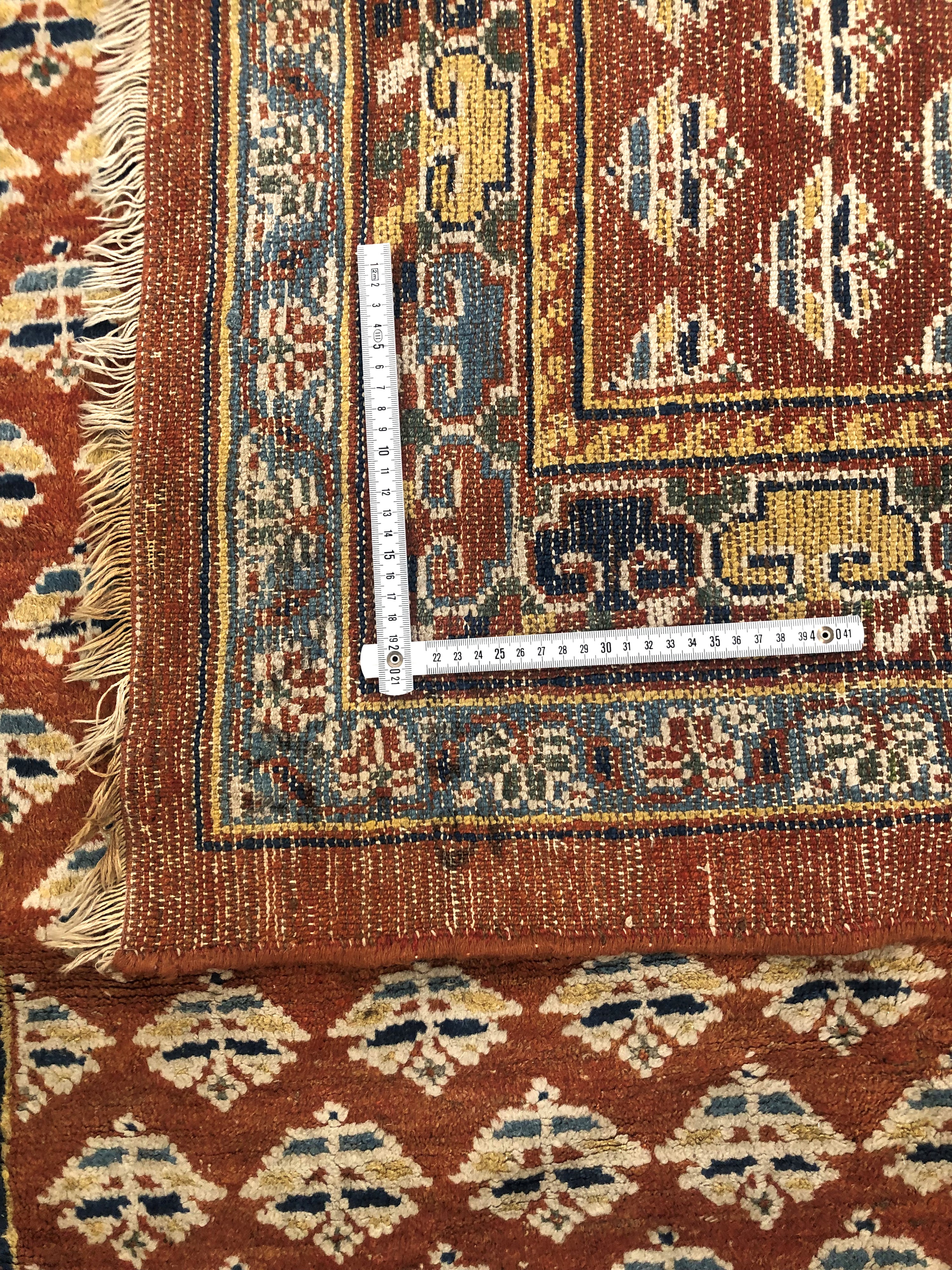 Tappeto Oasi Khotan. Turkestan Orientale