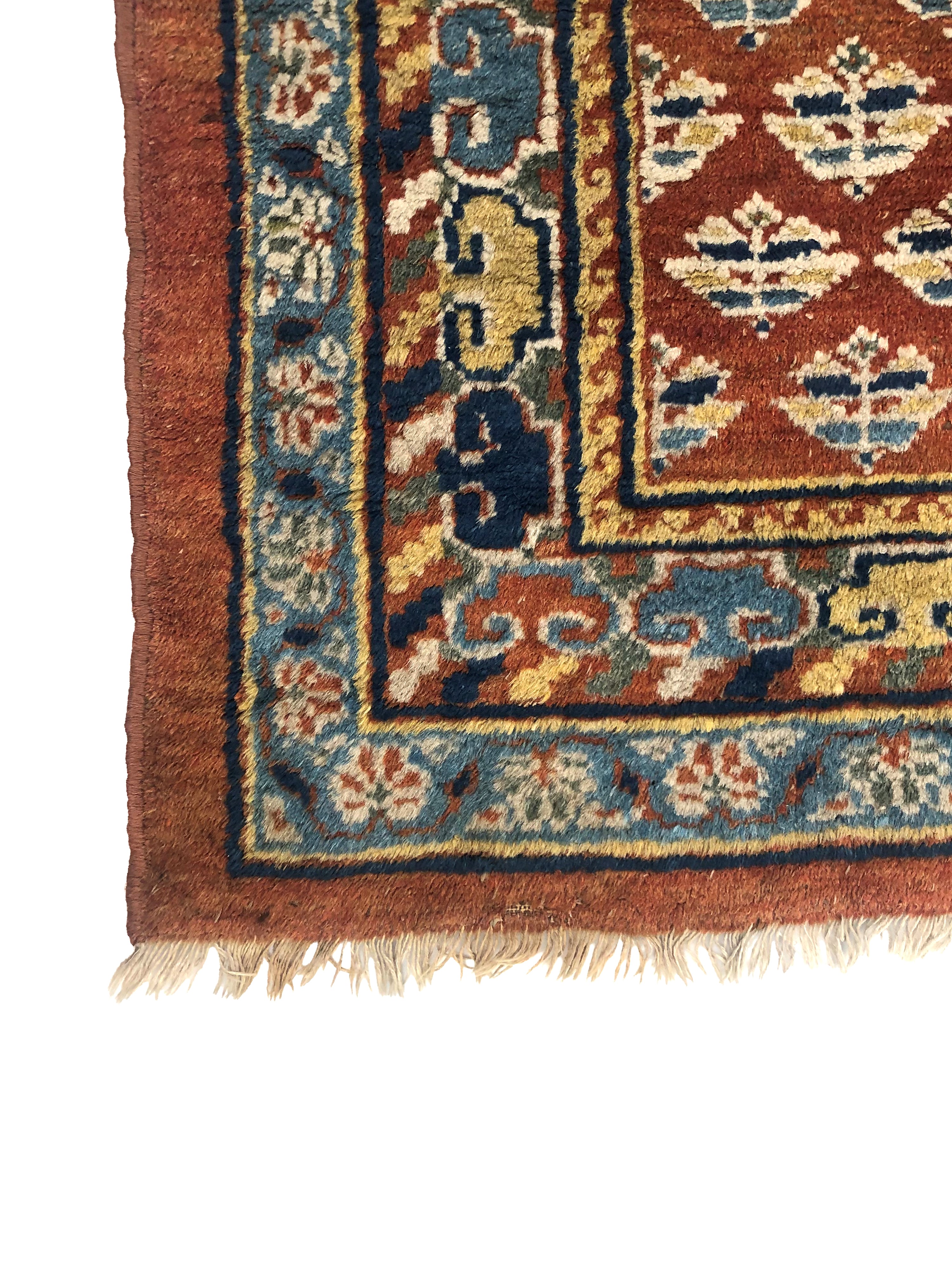 Tappeto Oasi Khotan. Turkestan Orientale