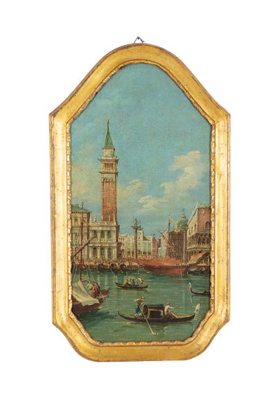 Dipinto "veduta del Bacino di San Marco"