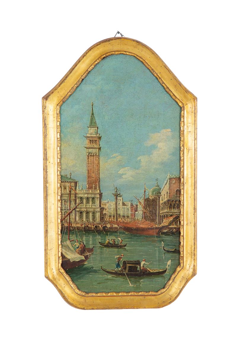 Dipinto "veduta del Bacino di San Marco"