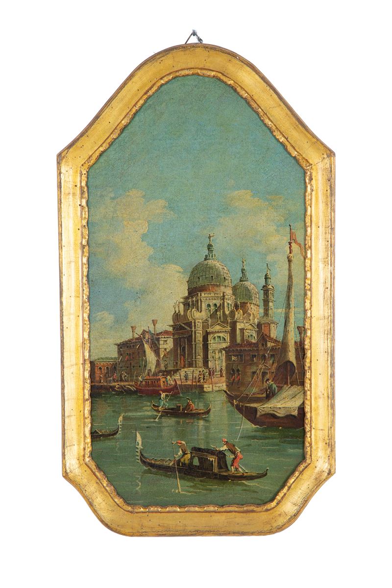 Dipinto "veduta della Basilica della Salute"