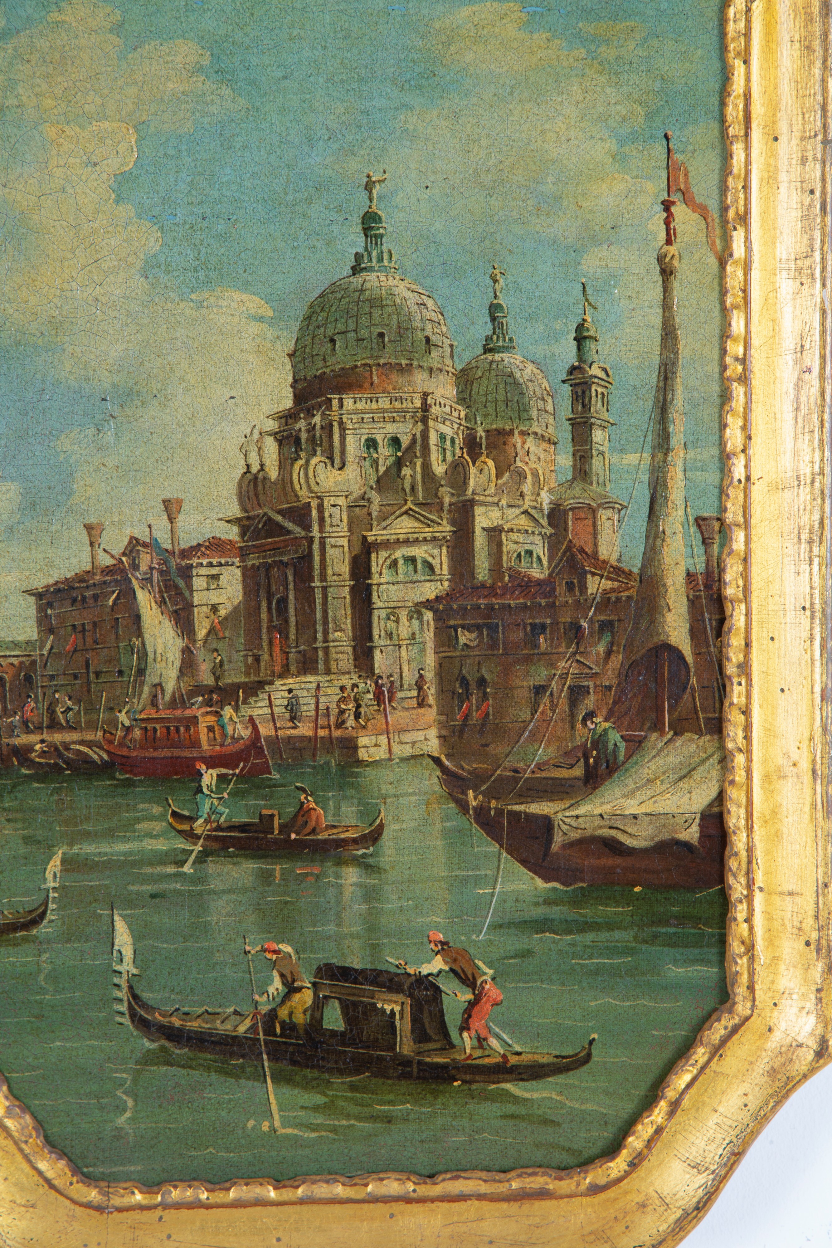 Dipinto "veduta della Basilica della Salute"