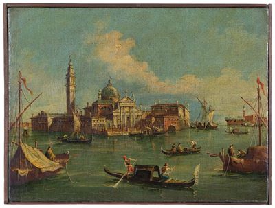 Dipinto "veduta Dell'isola di San Giorgio"