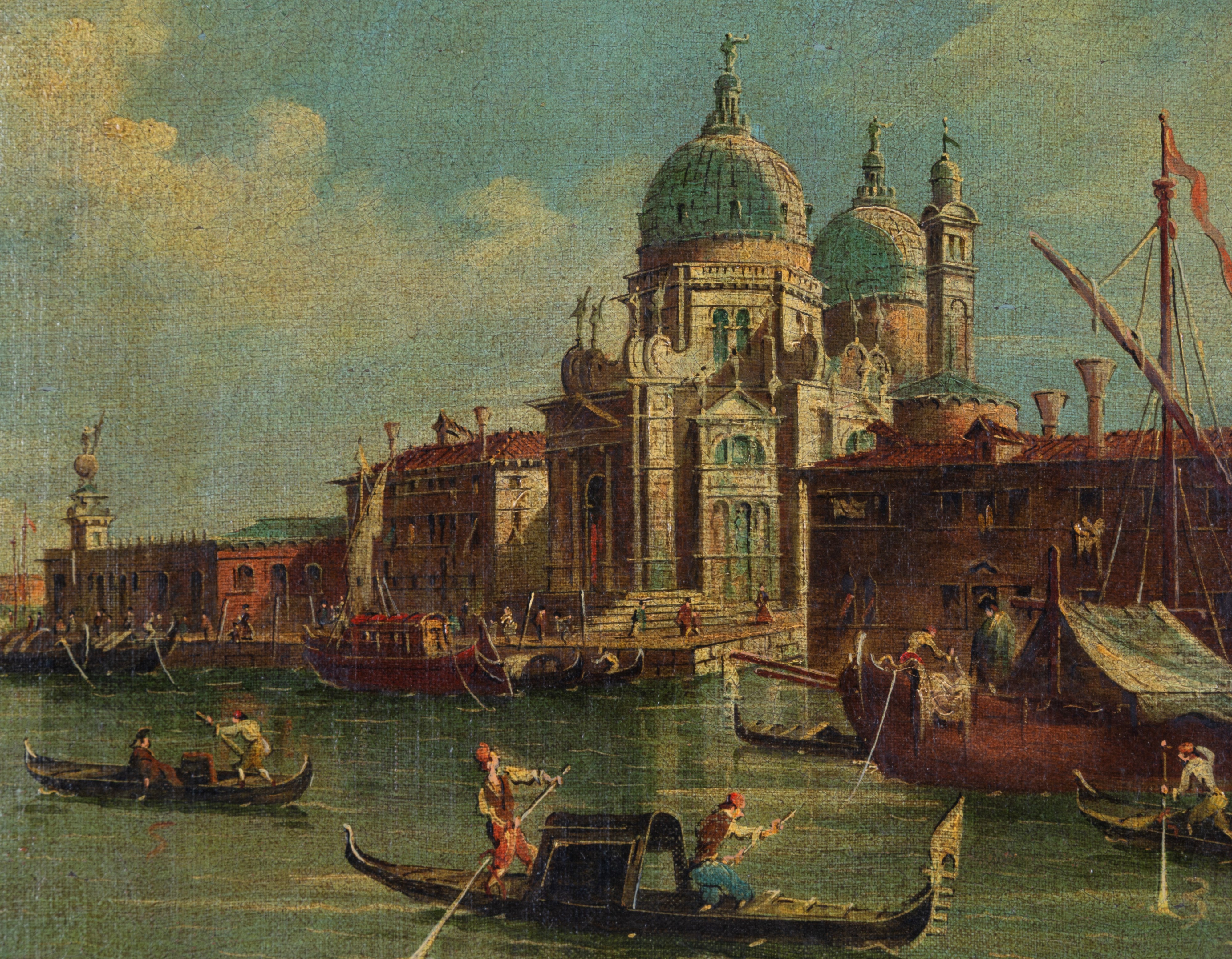 Dipinto "veduta della Basilica della Salute"