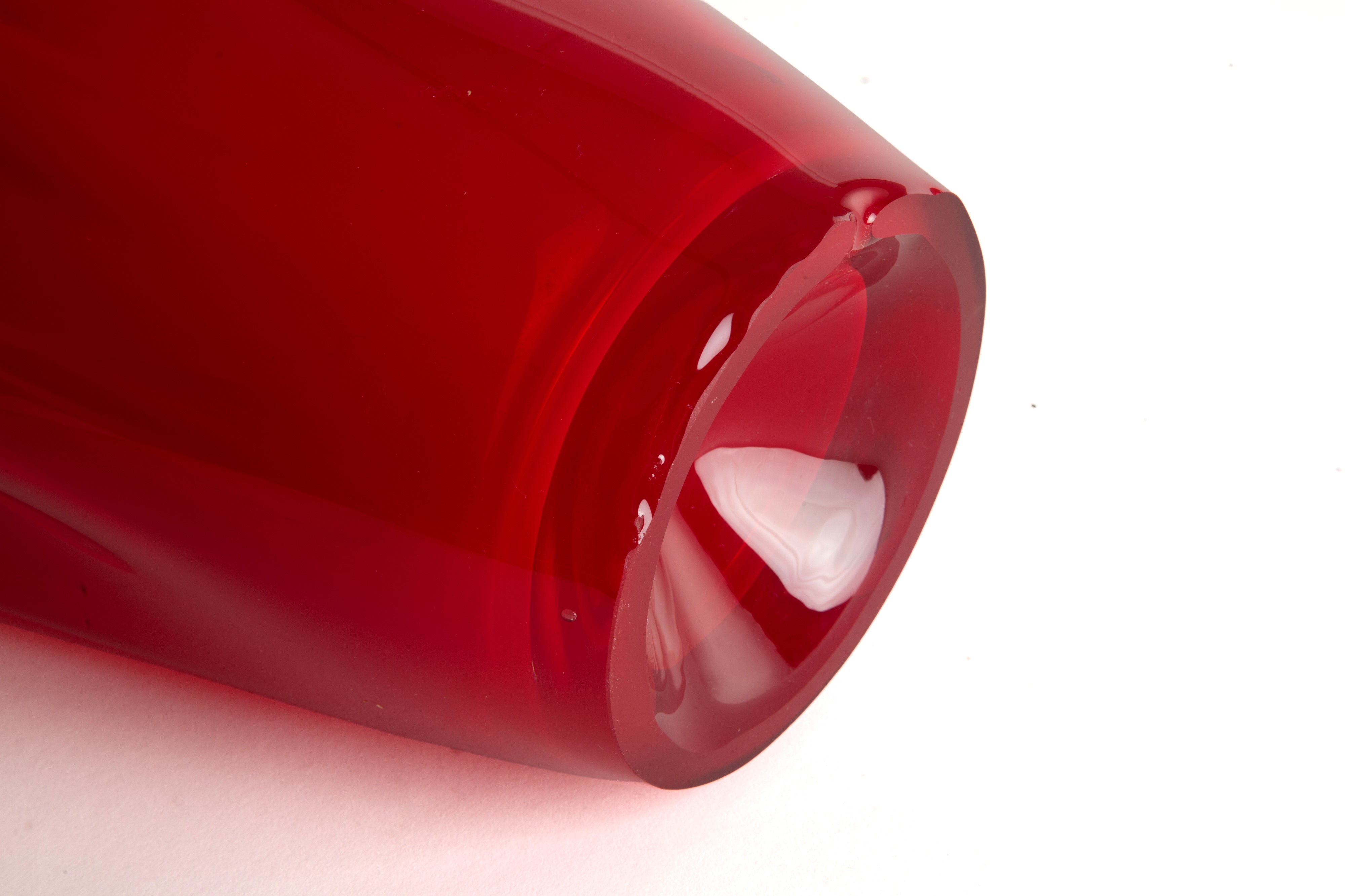 Vaso Fazzoletto, vetro di Murano, XX secolo