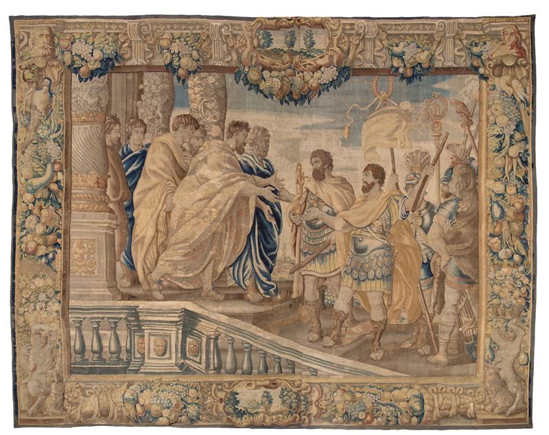 Arazzo "STORIE DI DECIO MURE"