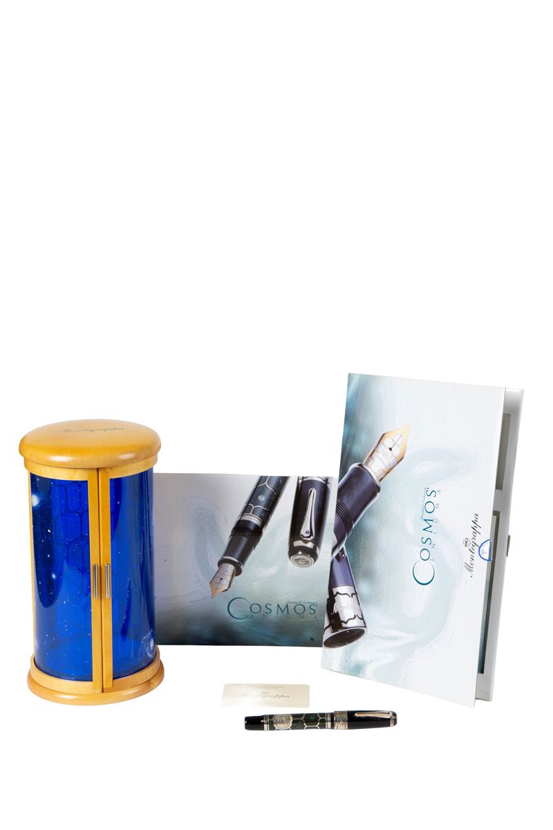 Montegrappa, Penna stilografica modello Cosmos in argento