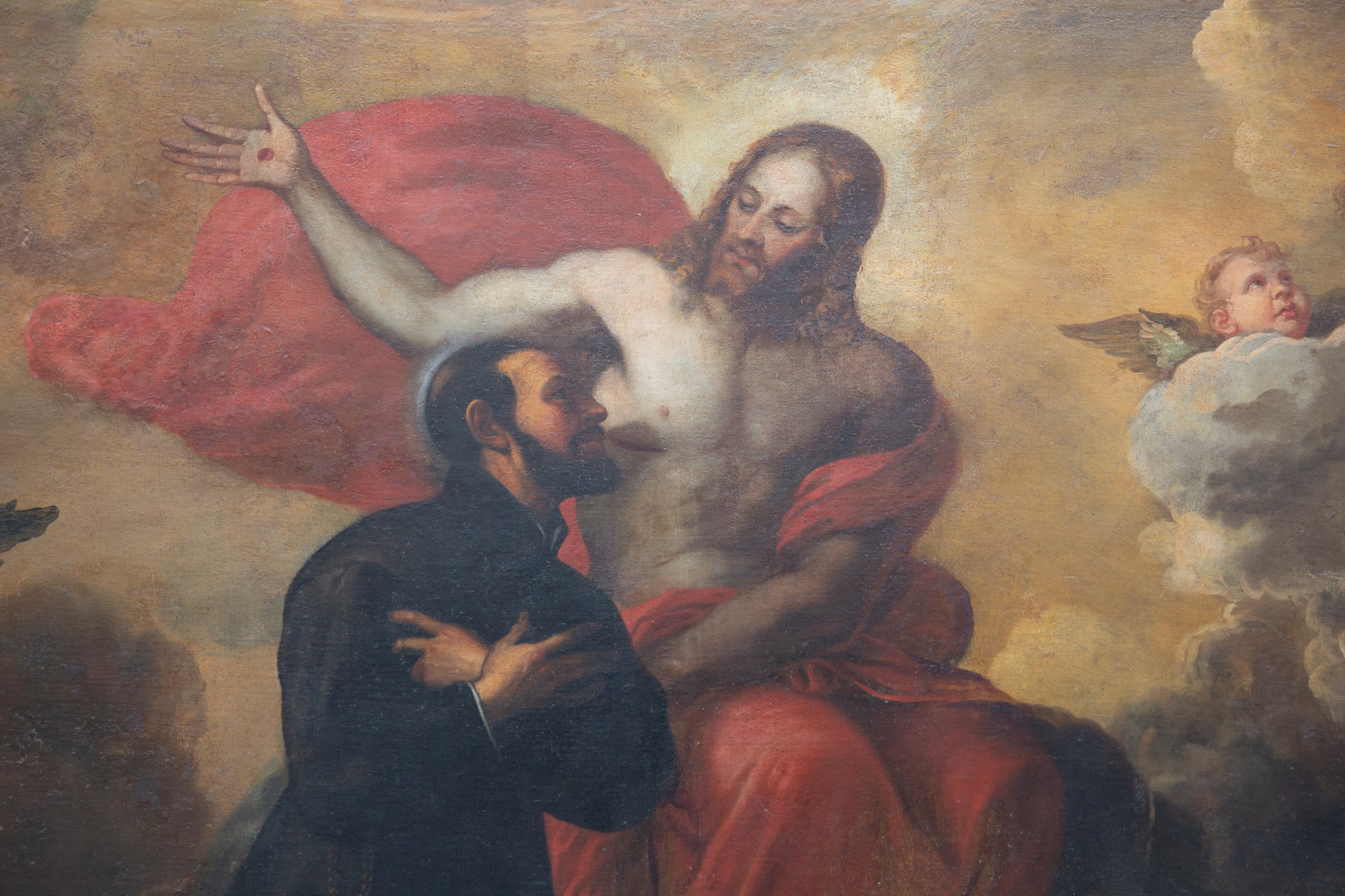 Giuseppe Marullo - Dipinto "san Francesco Saverio Sostenuto dagli Angeli"