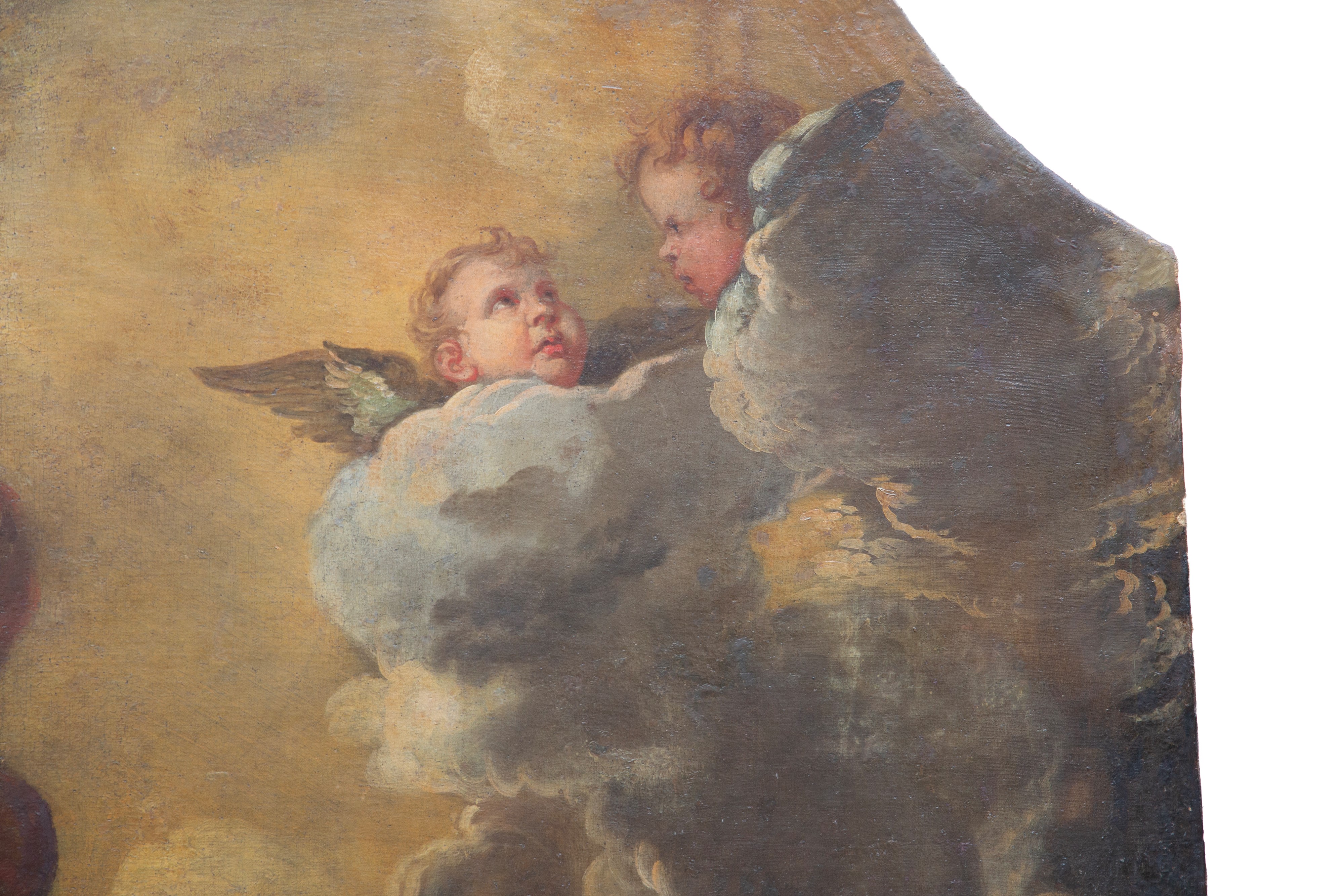 Giuseppe Marullo - Dipinto "san Francesco Saverio Sostenuto dagli Angeli"