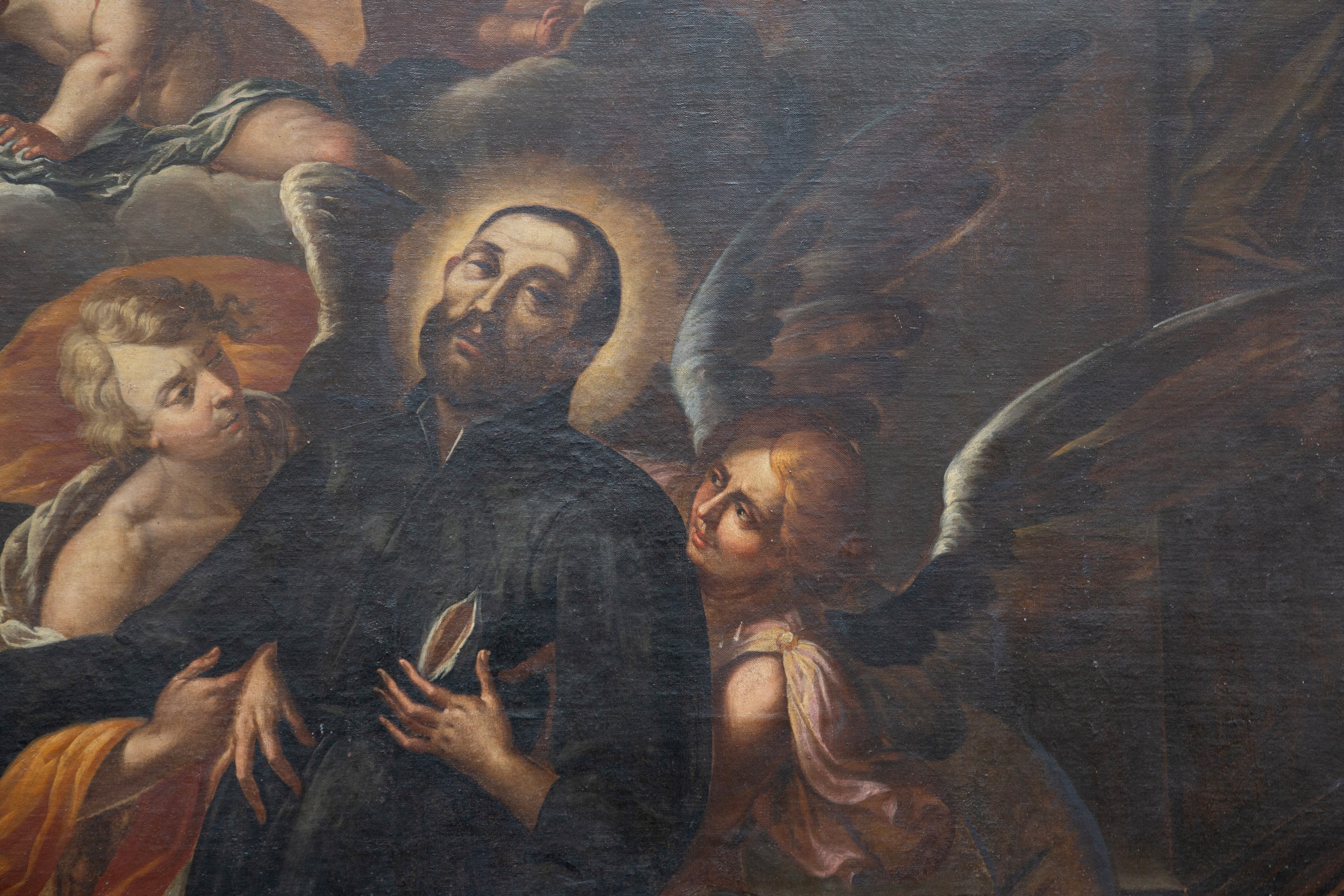 Giuseppe Marullo - Dipinto "sant'ignazio Bacia la Ferita del Costato di Cristo"
