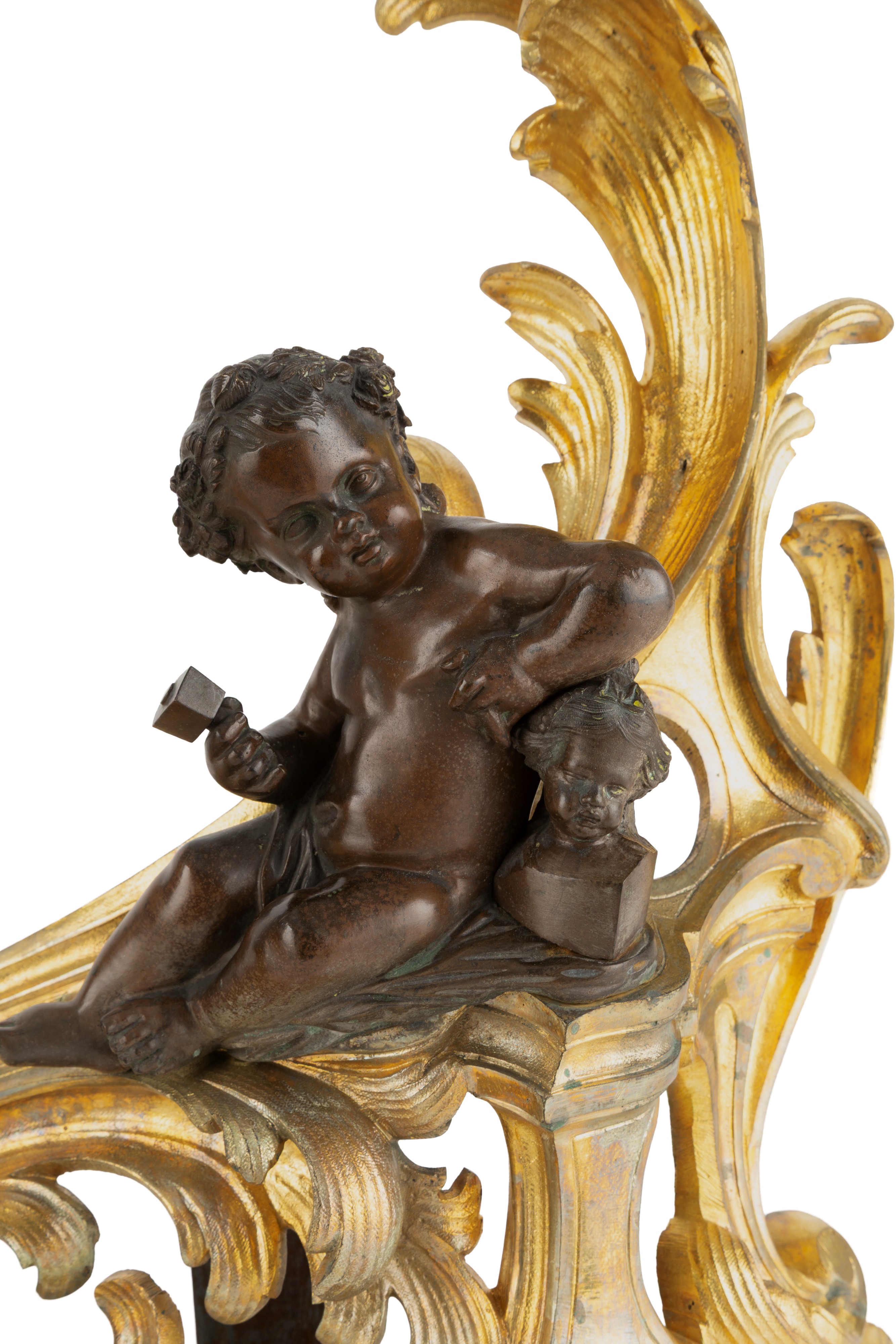 Elementi di decorazione con sculture "ALLEGORIE DELLE ARTI"