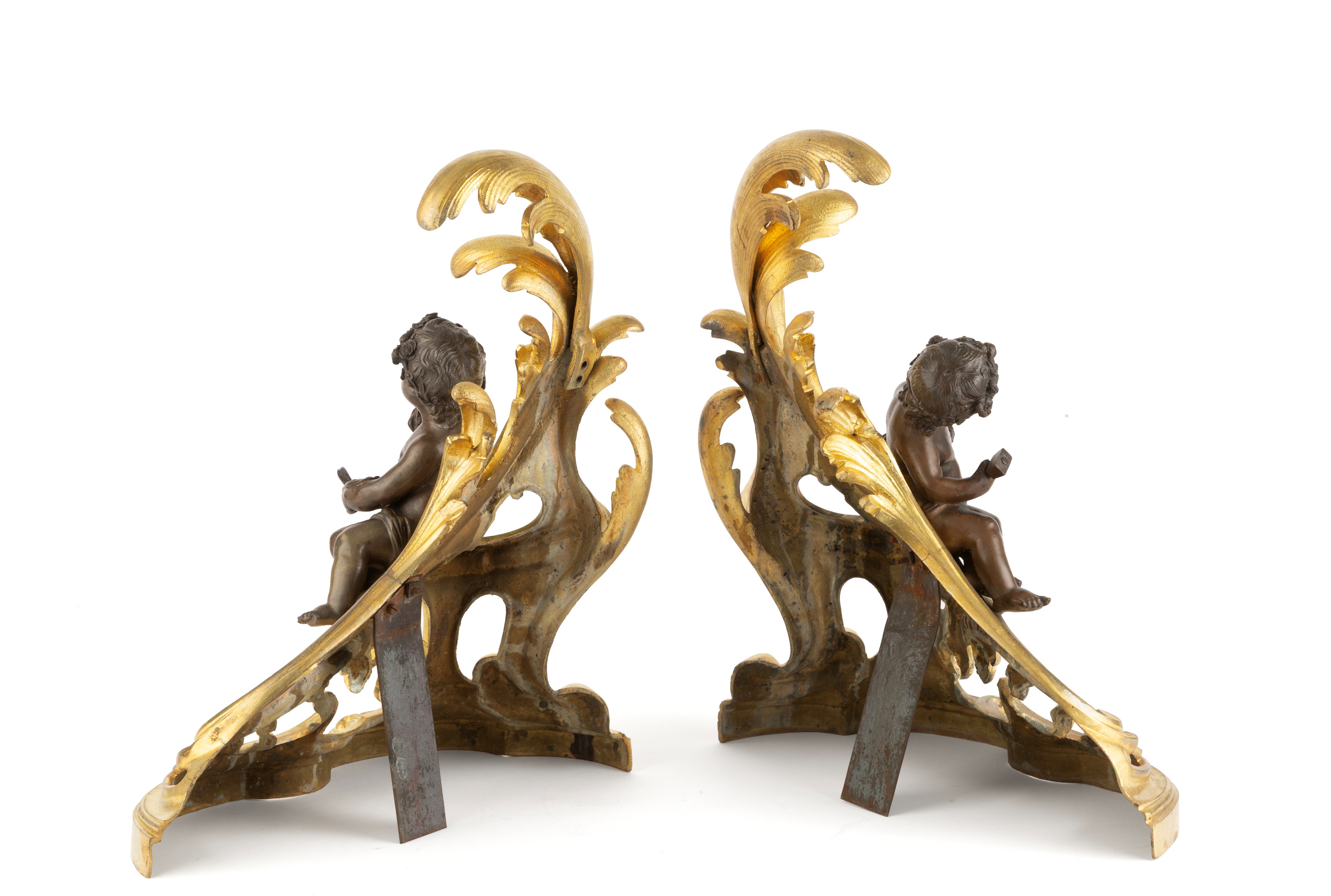 Elementi di decorazione con sculture "ALLEGORIE DELLE ARTI"