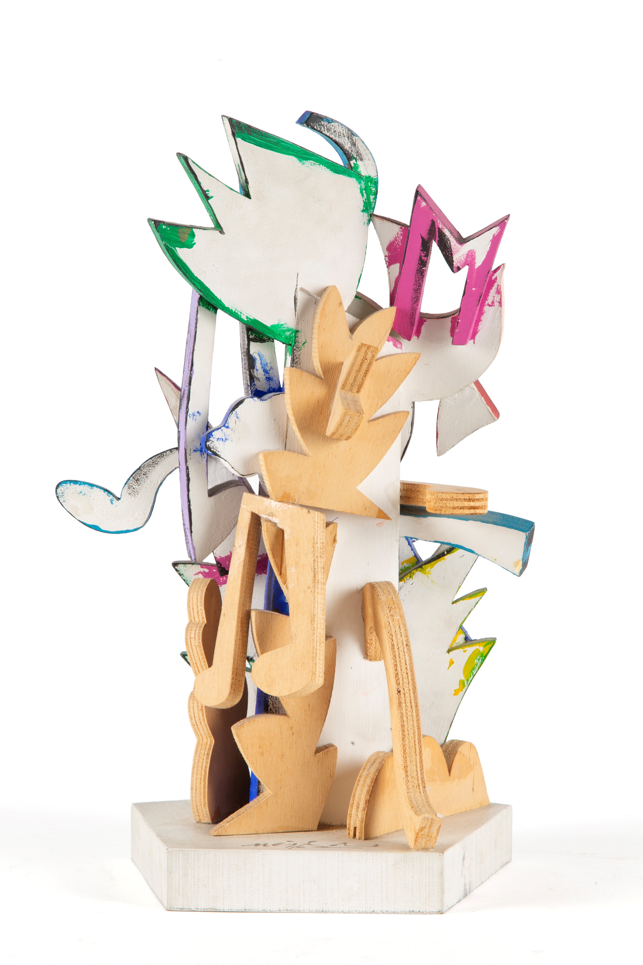 Ugo Nespolo - Scultura "numeri in Movimento"