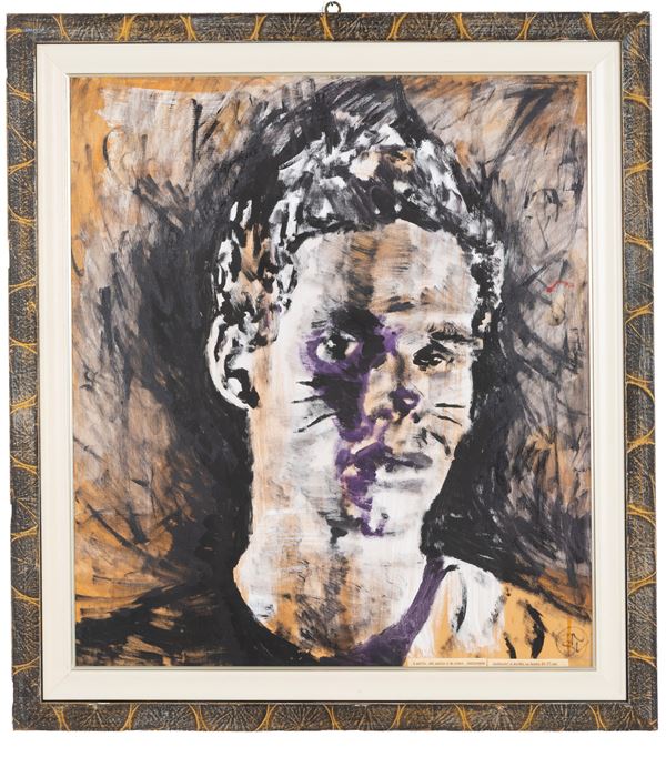 ANDREA SALTINI - Painting "THE CAT OF THE CAT AND THE LYING FOX"