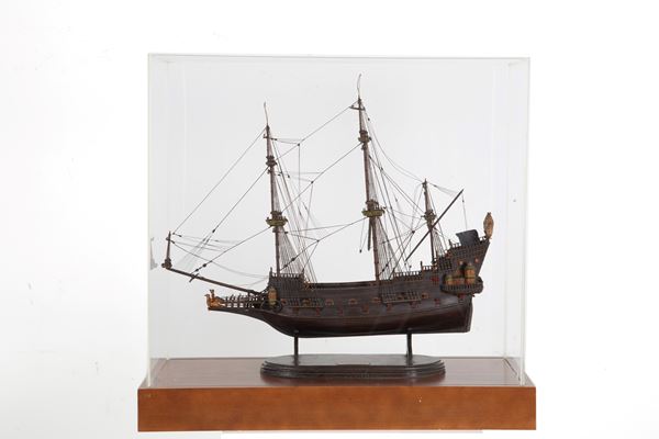 Model of a French galleon