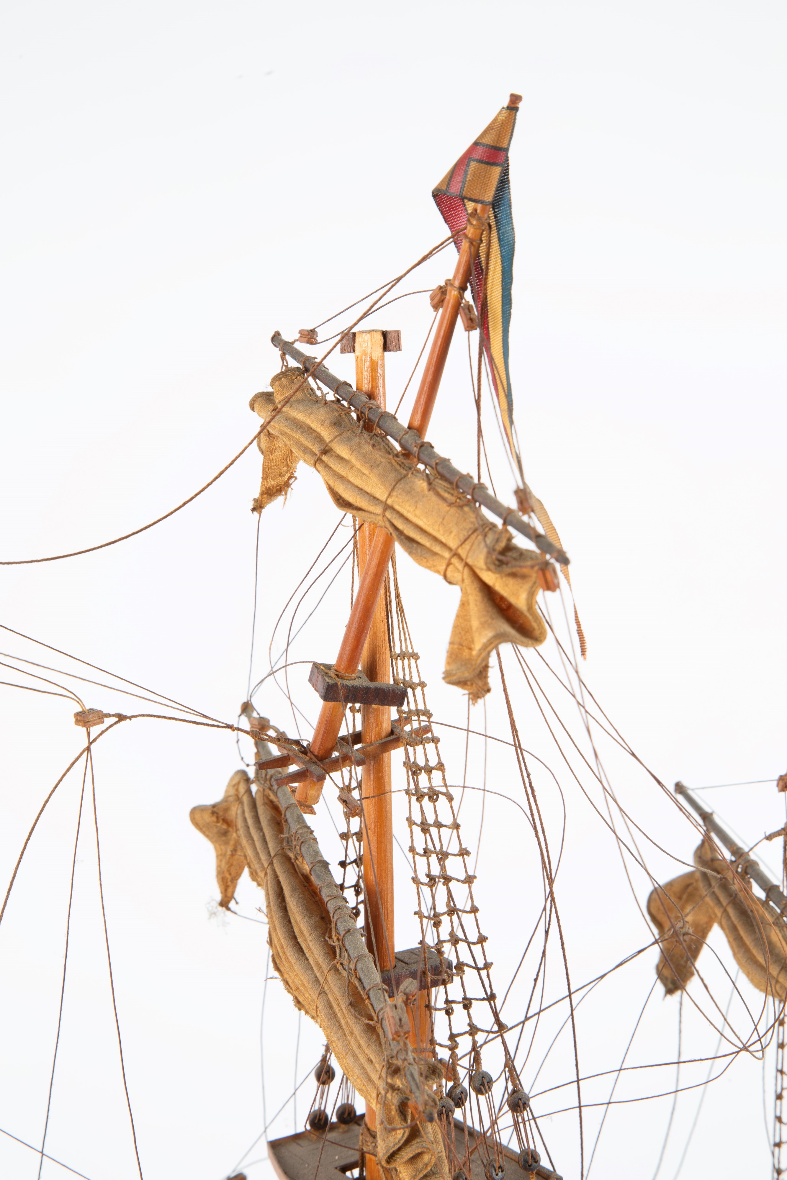 Modello di brigantino inglese Endeavour