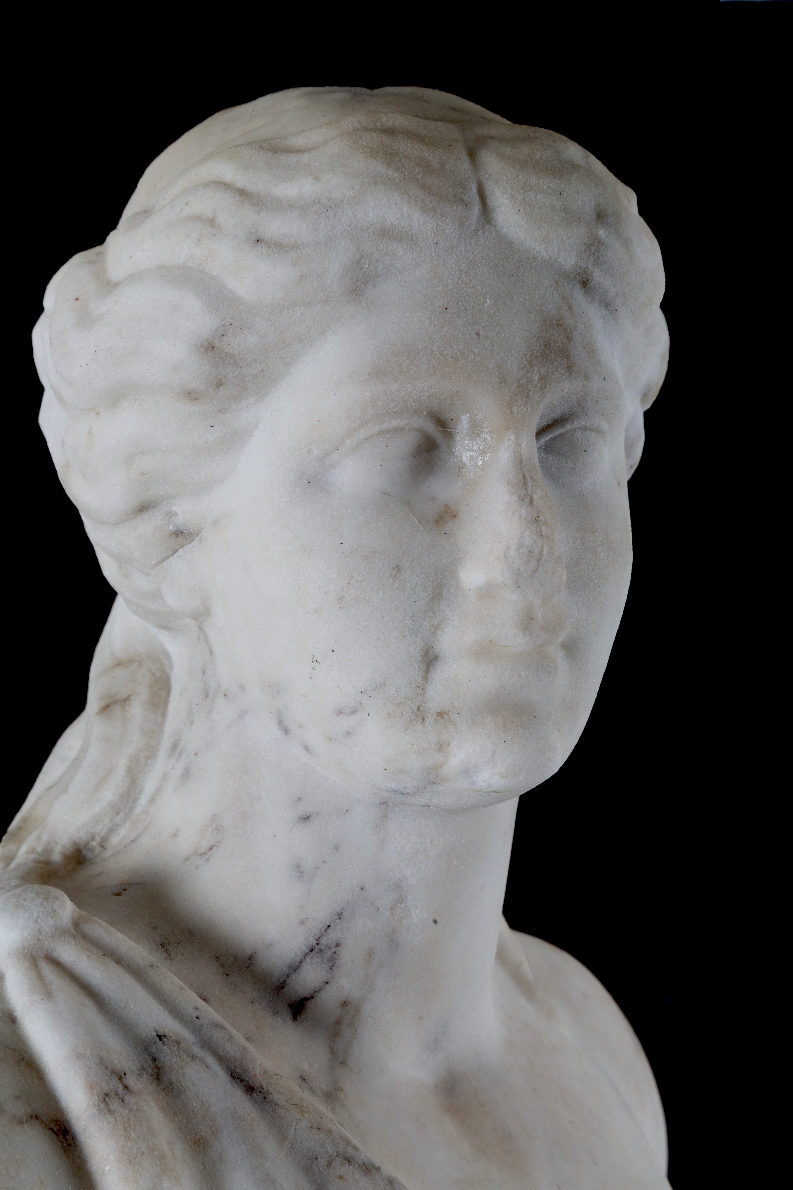 Scultore del XIX secolo, Allegoria dell'acqua, scultura in marmo